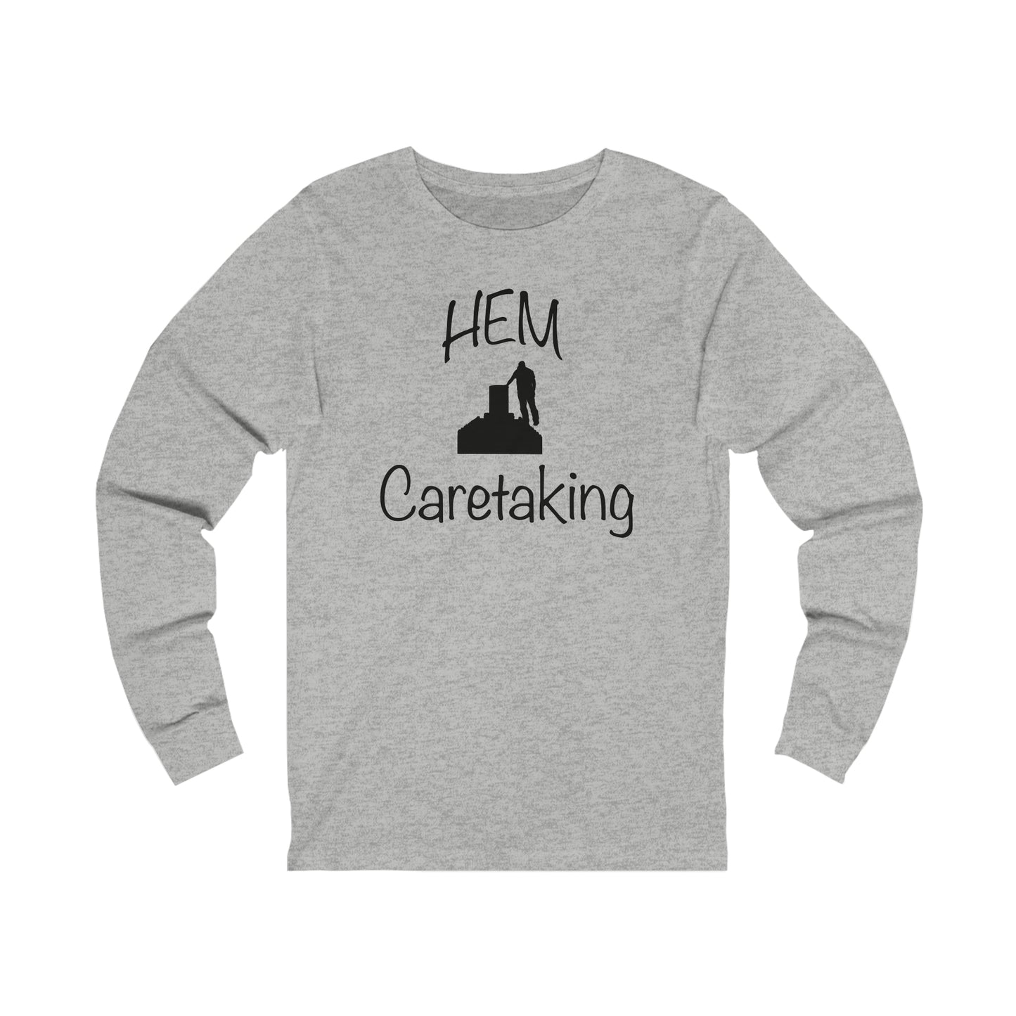 HEM Logo w/ Quote Unisex Jersey Long Sleeve Tee