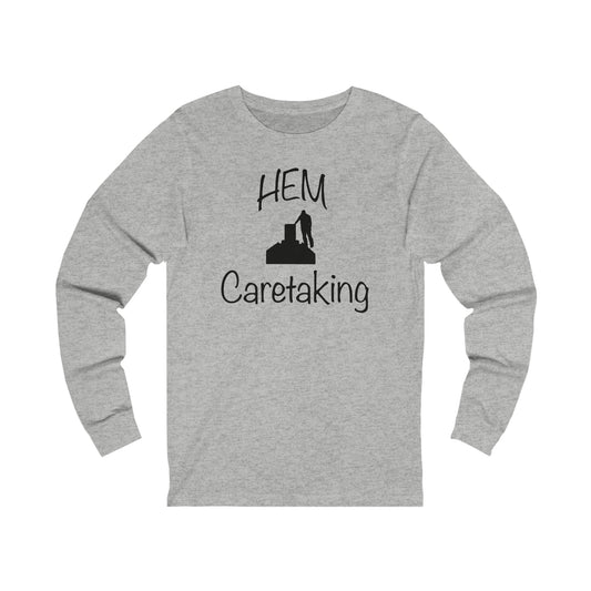 HEM Logo w/ Quote Unisex Jersey Long Sleeve Tee