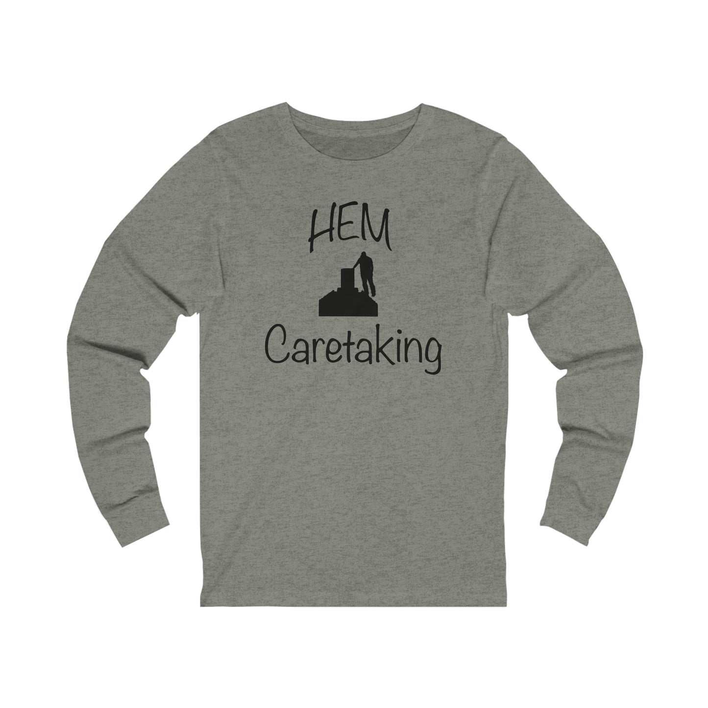 HEM Logo w/ Quote Unisex Jersey Long Sleeve Tee