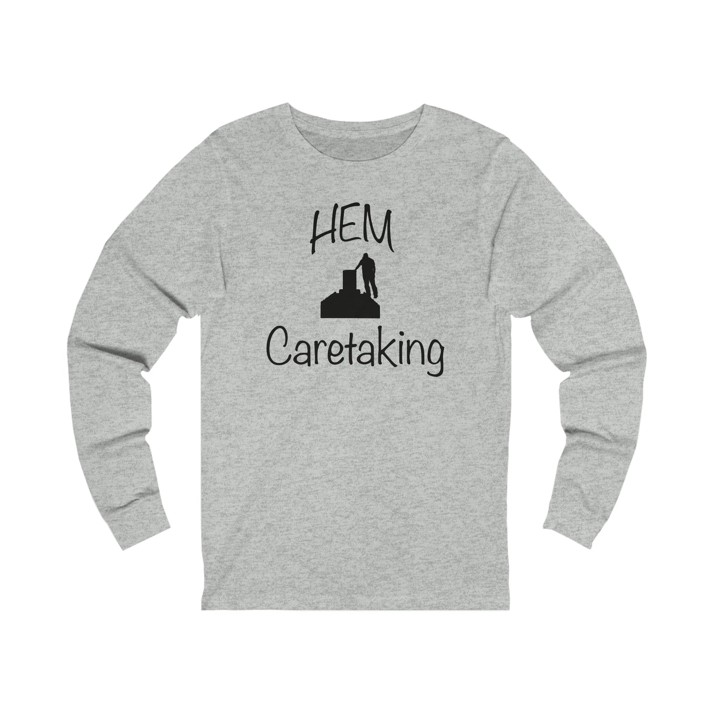 HEM Logo w/ Quote Unisex Jersey Long Sleeve Tee