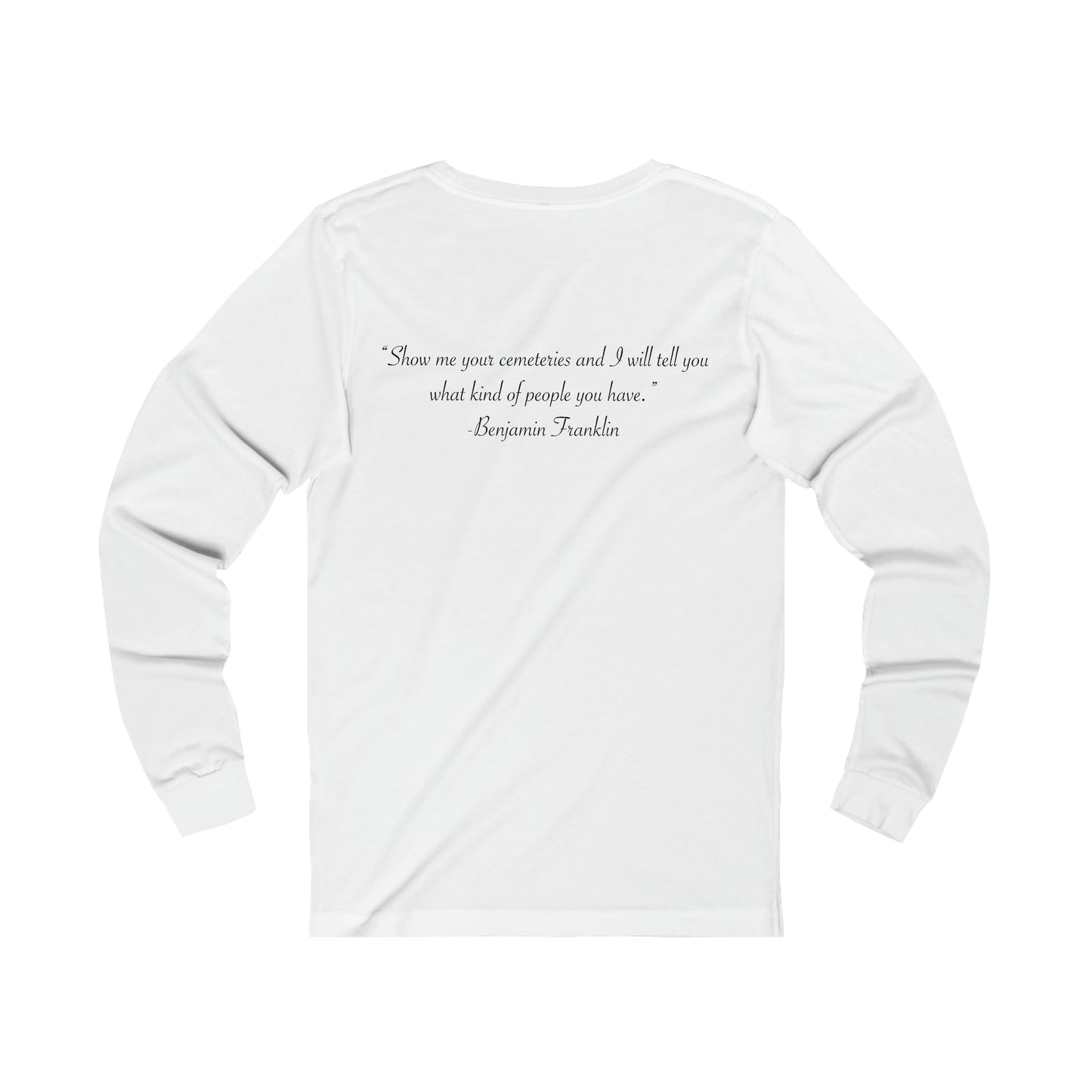 HEM Logo w/ Quote Unisex Jersey Long Sleeve Tee