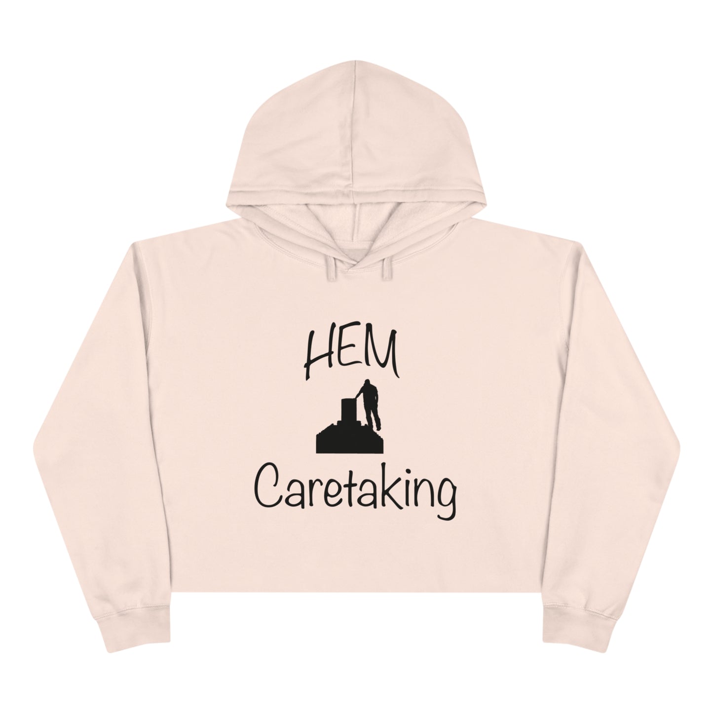 HEM Logo w/ Quote Crop Hoodie