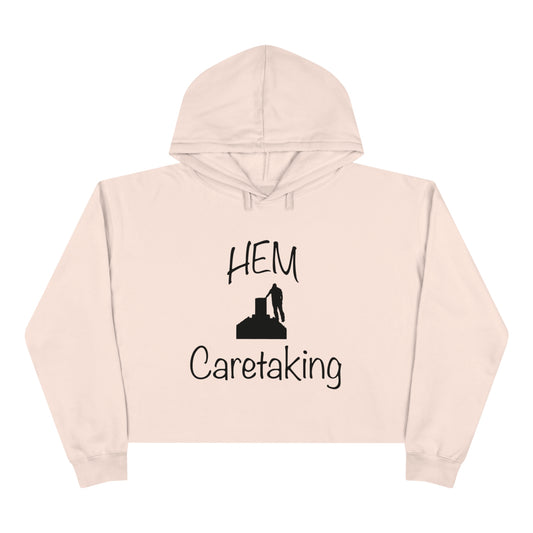 HEM Logo w/ Quote Crop Hoodie