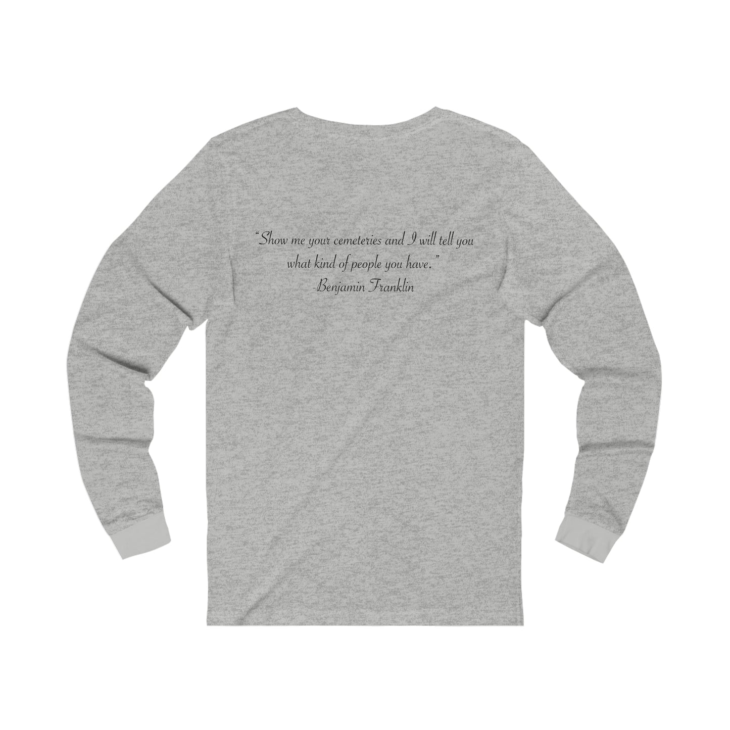 HEM Logo w/ Quote Unisex Jersey Long Sleeve Tee