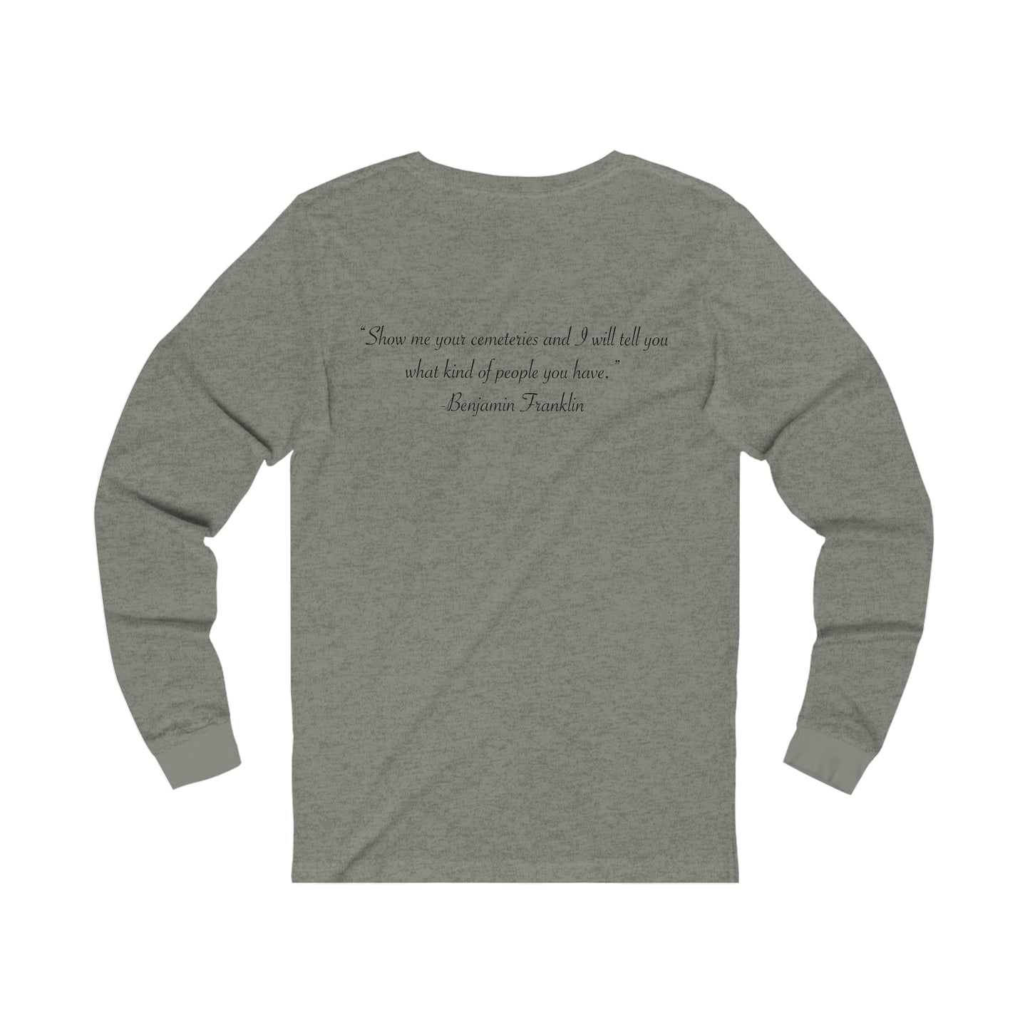 HEM Logo w/ Quote Unisex Jersey Long Sleeve Tee