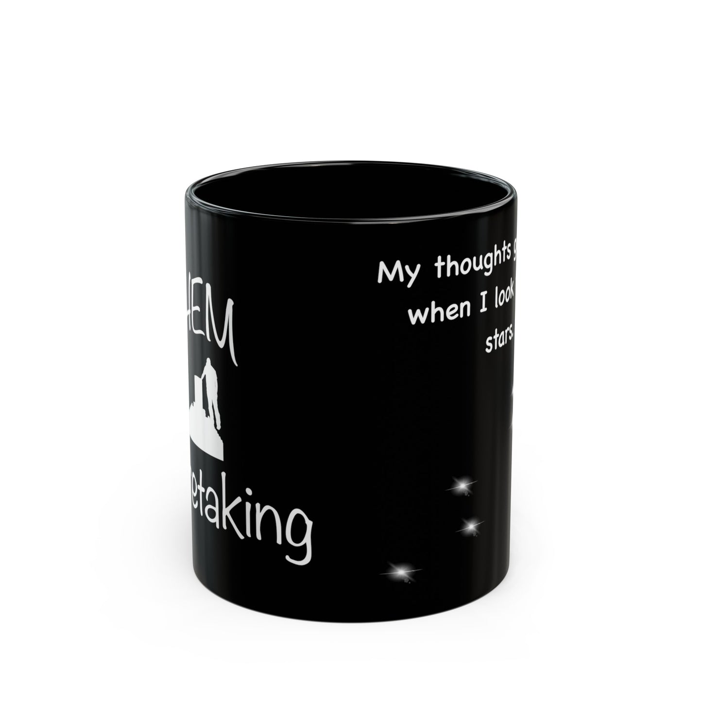 Leo Major The Big Cat Black Mug (11oz, 15oz)