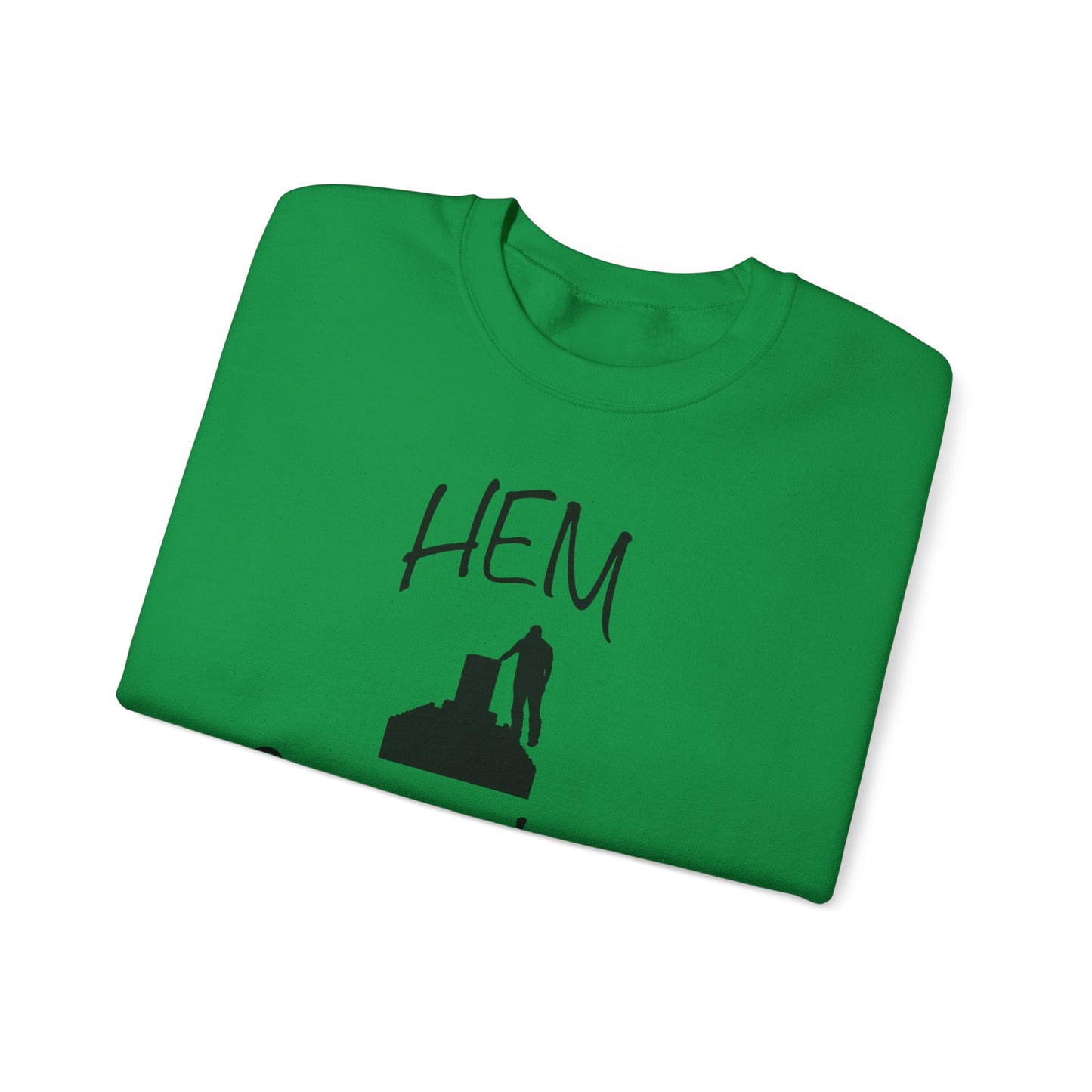 HEM Logo w/ Quote Unisex Heavy Blend™ Crewneck Sweatshirt