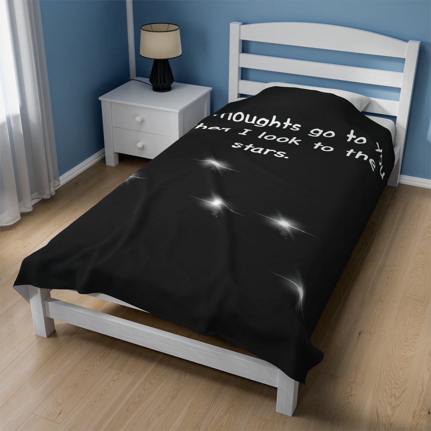 Cassiopeia The Queen Velveteen Plush Blanket