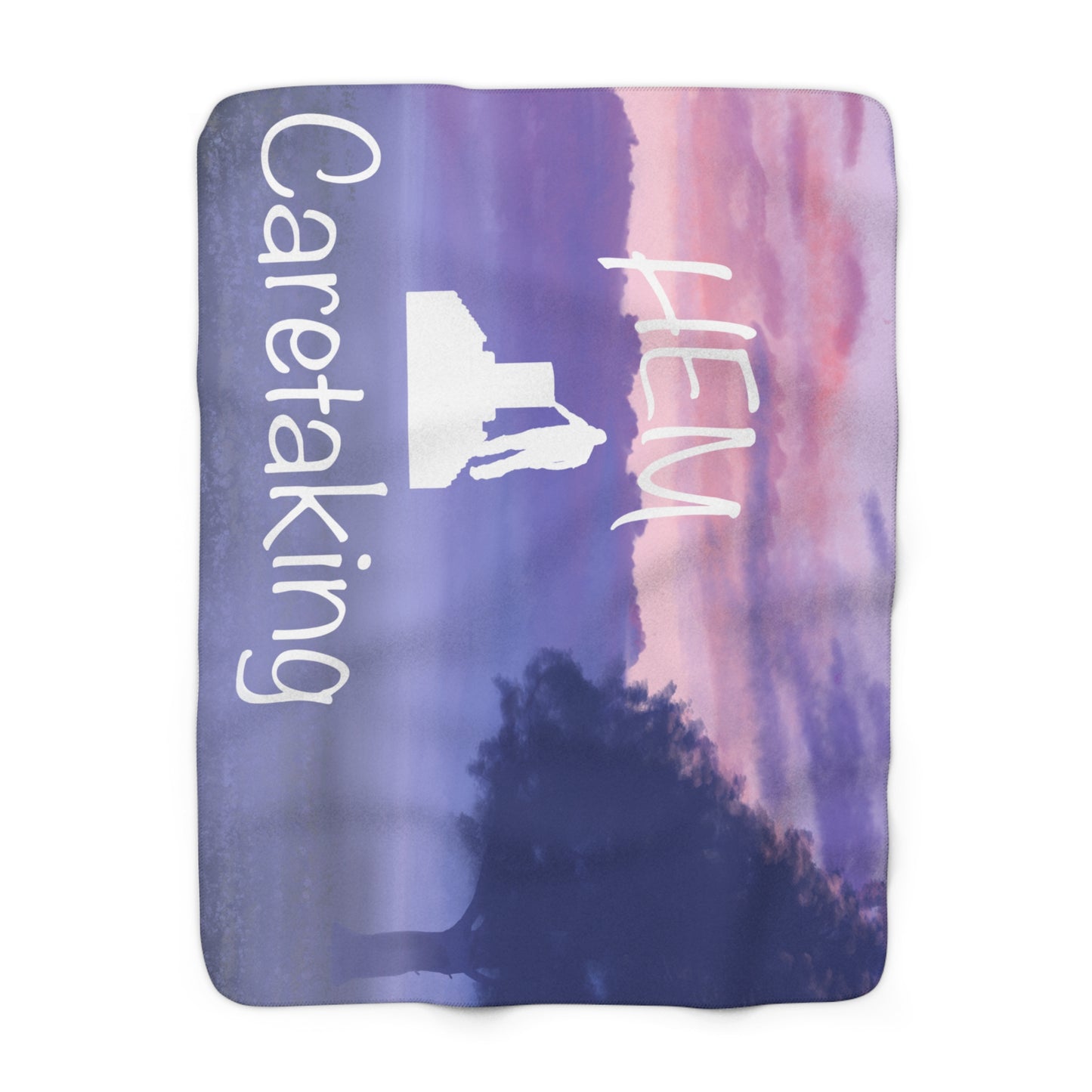 HEM Sunrise Sherpa Fleece Blanket