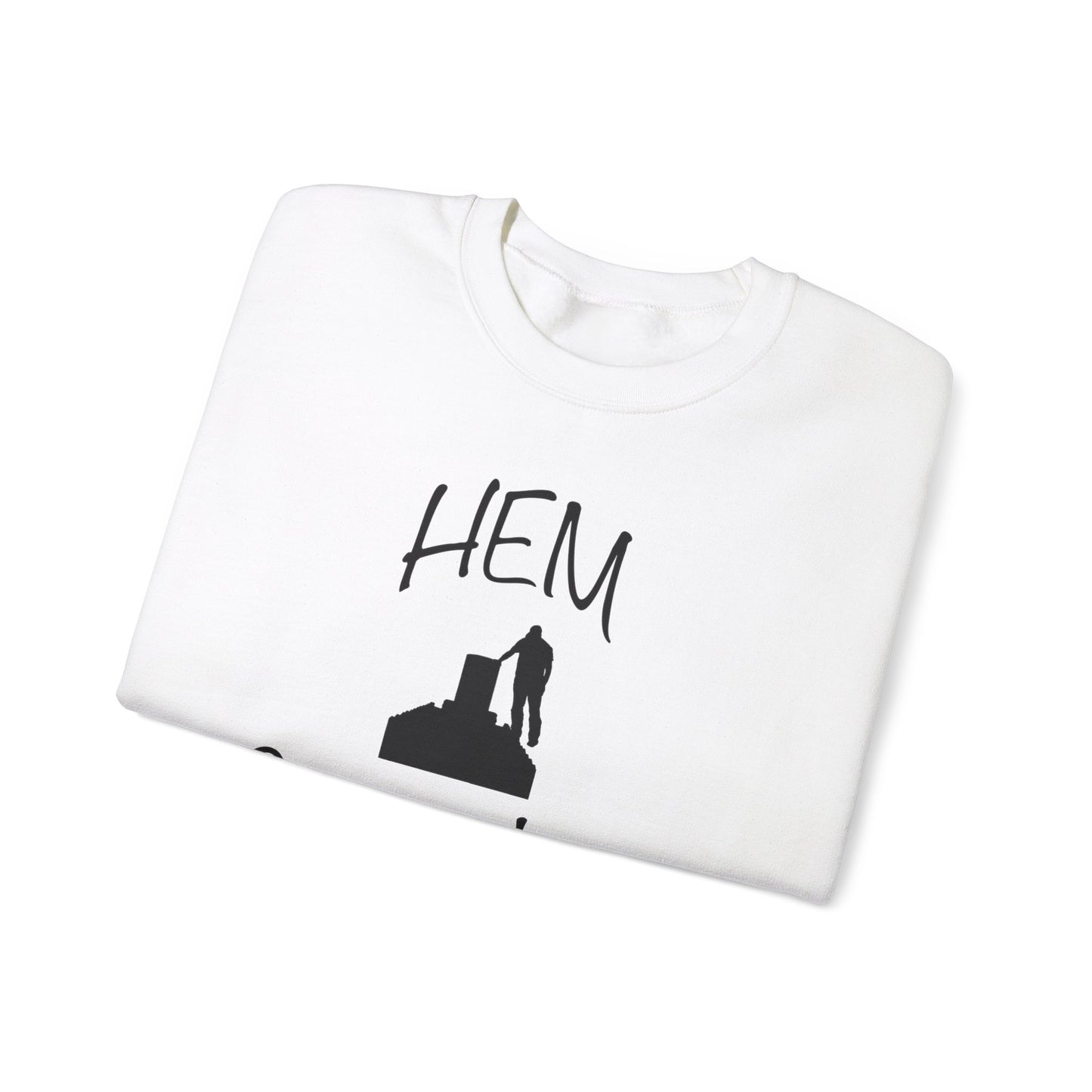 HEM Logo w/ Quote Unisex Heavy Blend™ Crewneck Sweatshirt