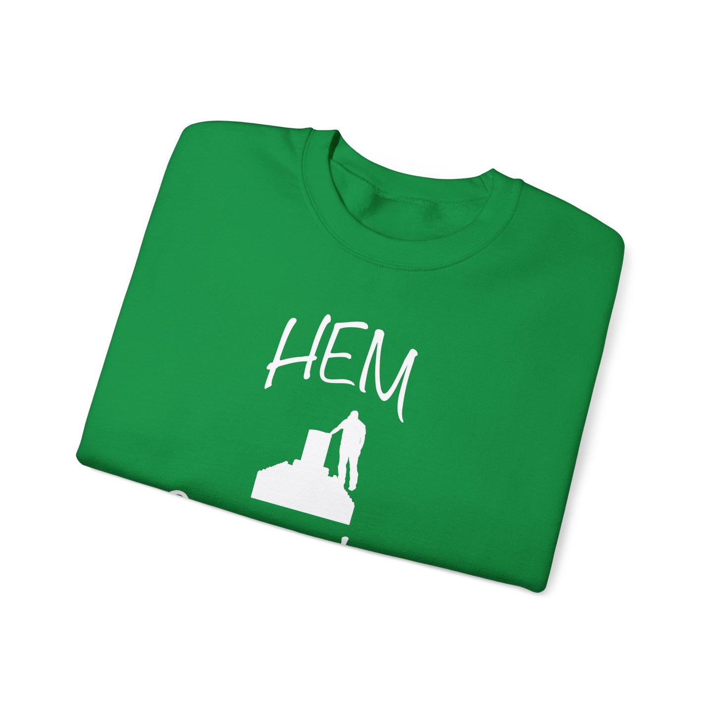 HEM Logo w/ Quote Unisex Heavy Blend™ Crewneck Sweatshirt