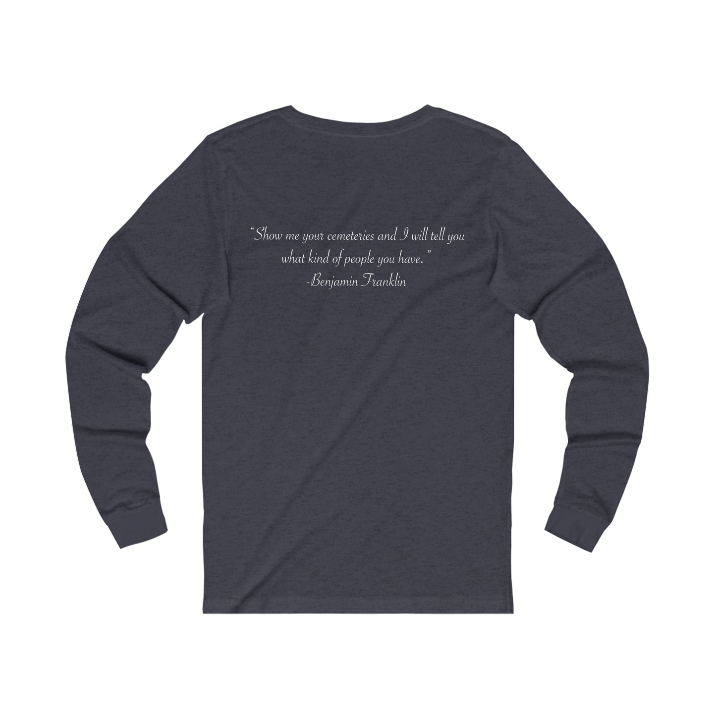 HEM Logo w/ Quote Unisex Jersey Long Sleeve Tee