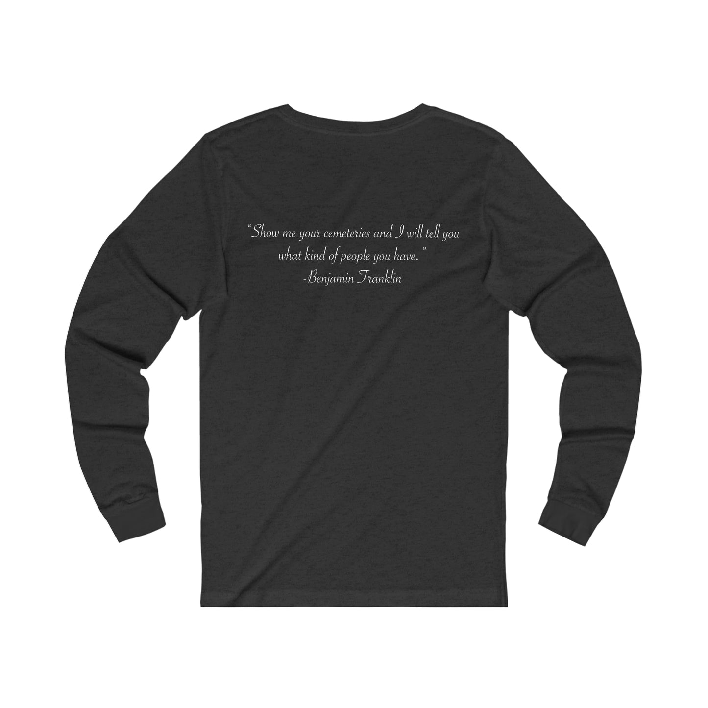 HEM Logo w/ Quote Unisex Jersey Long Sleeve Tee