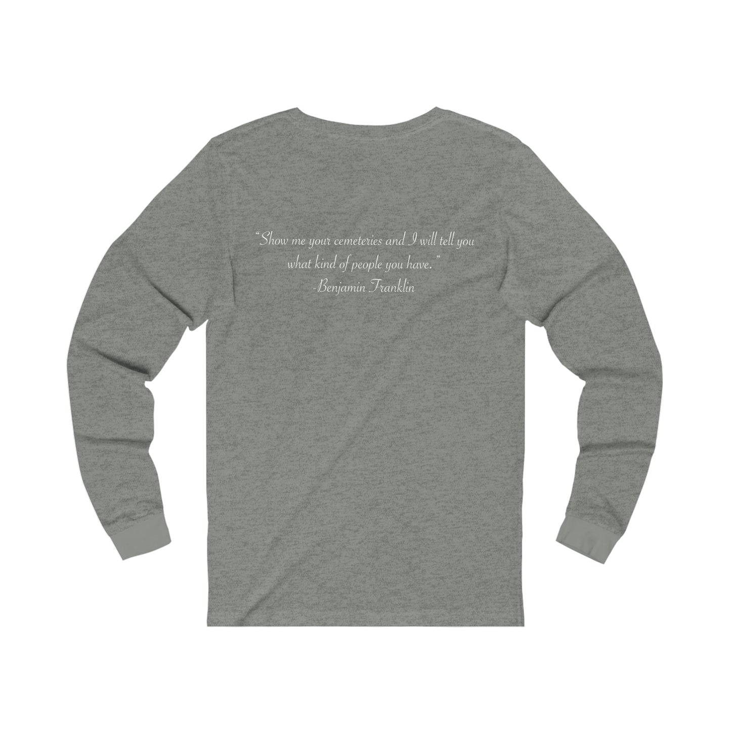 HEM Logo w/ Quote Unisex Jersey Long Sleeve Tee