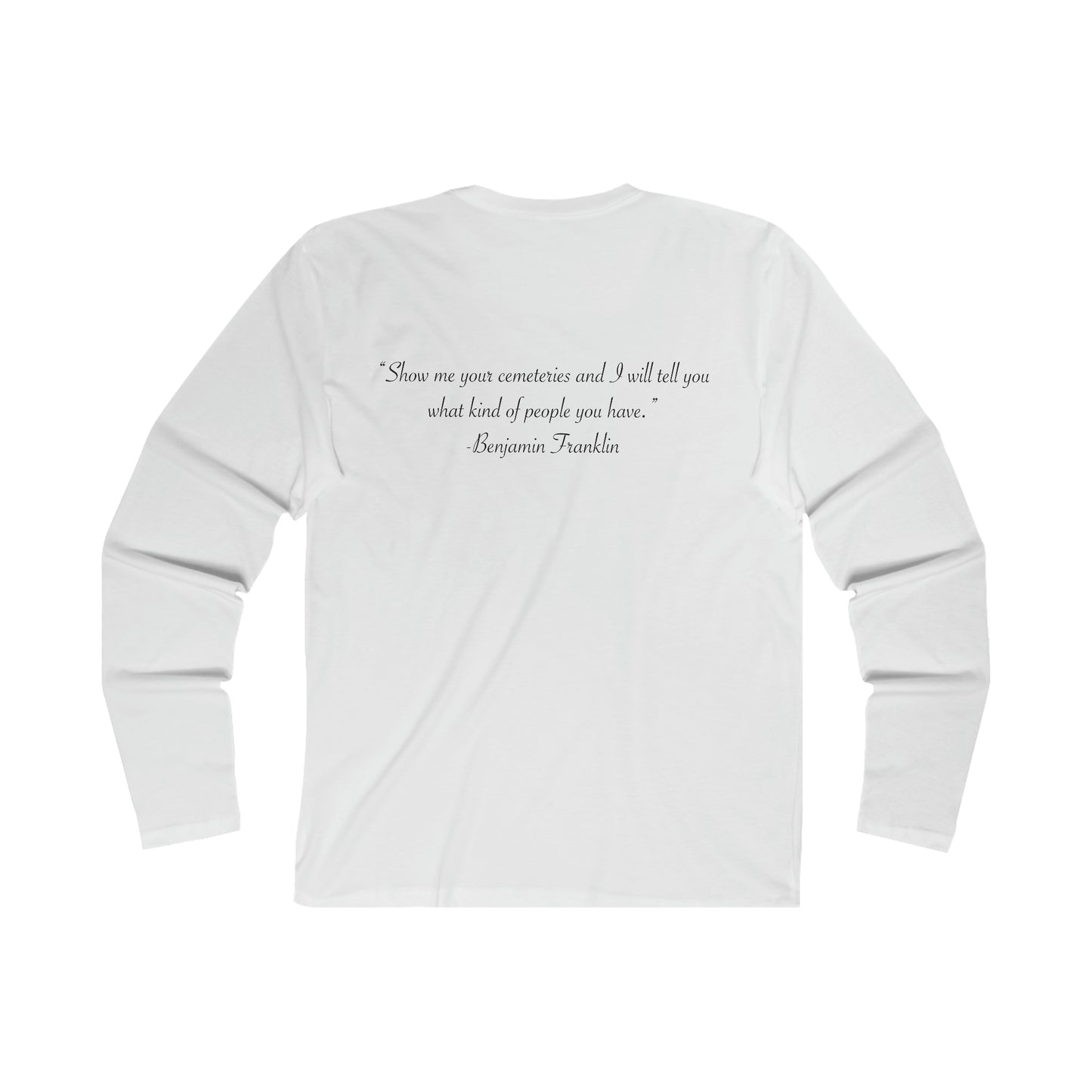 HEM Logo w/ Quote Men's Long Sleeve Crew Tee