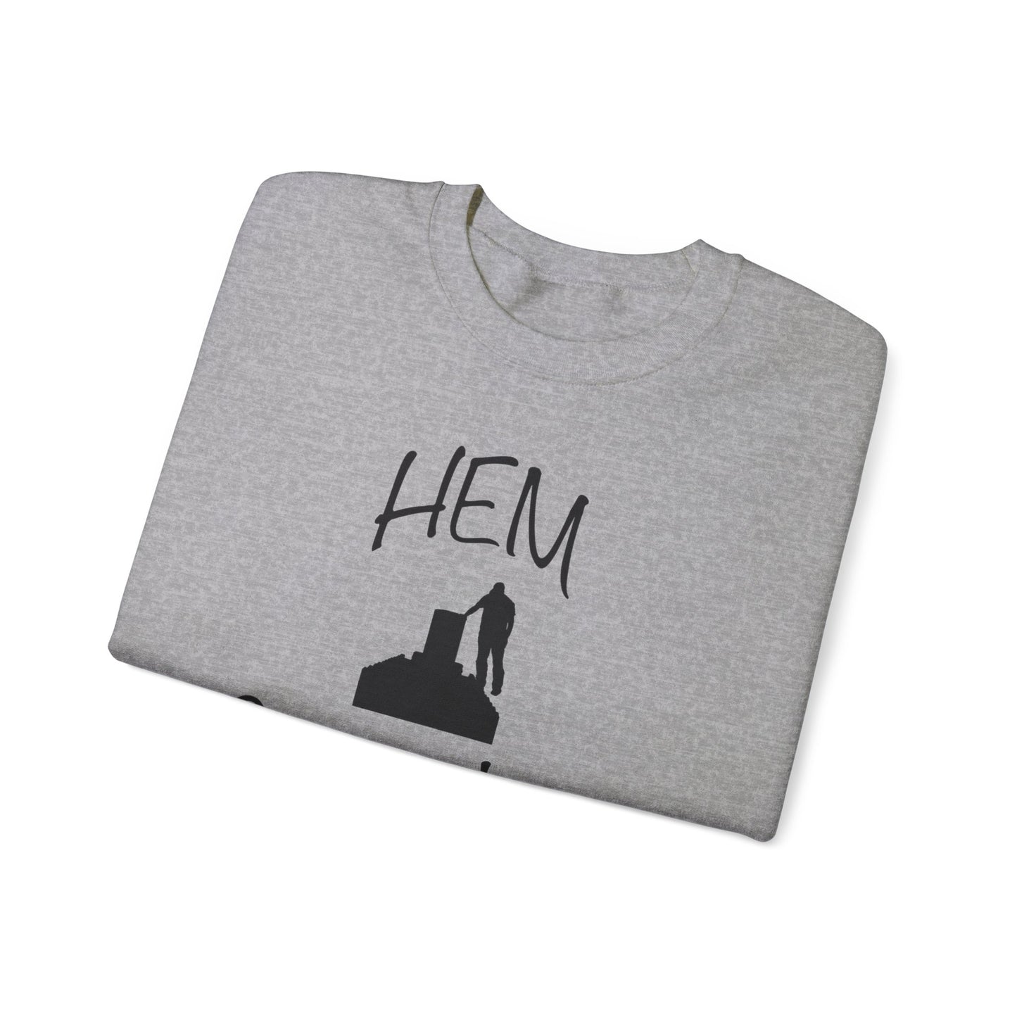 HEM Logo w/ Quote Unisex Heavy Blend™ Crewneck Sweatshirt