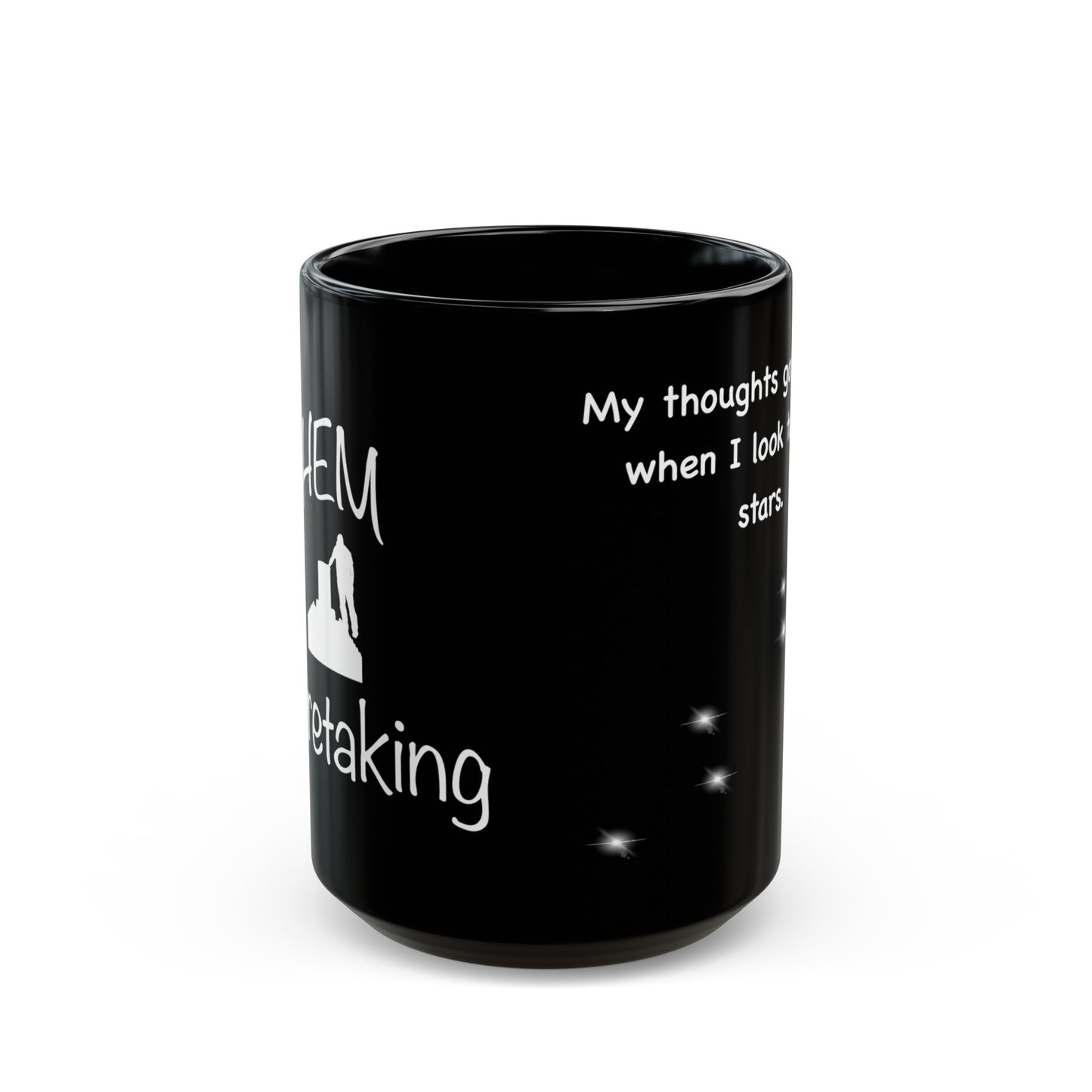 Leo Major The Big Cat Black Mug (11oz, 15oz)