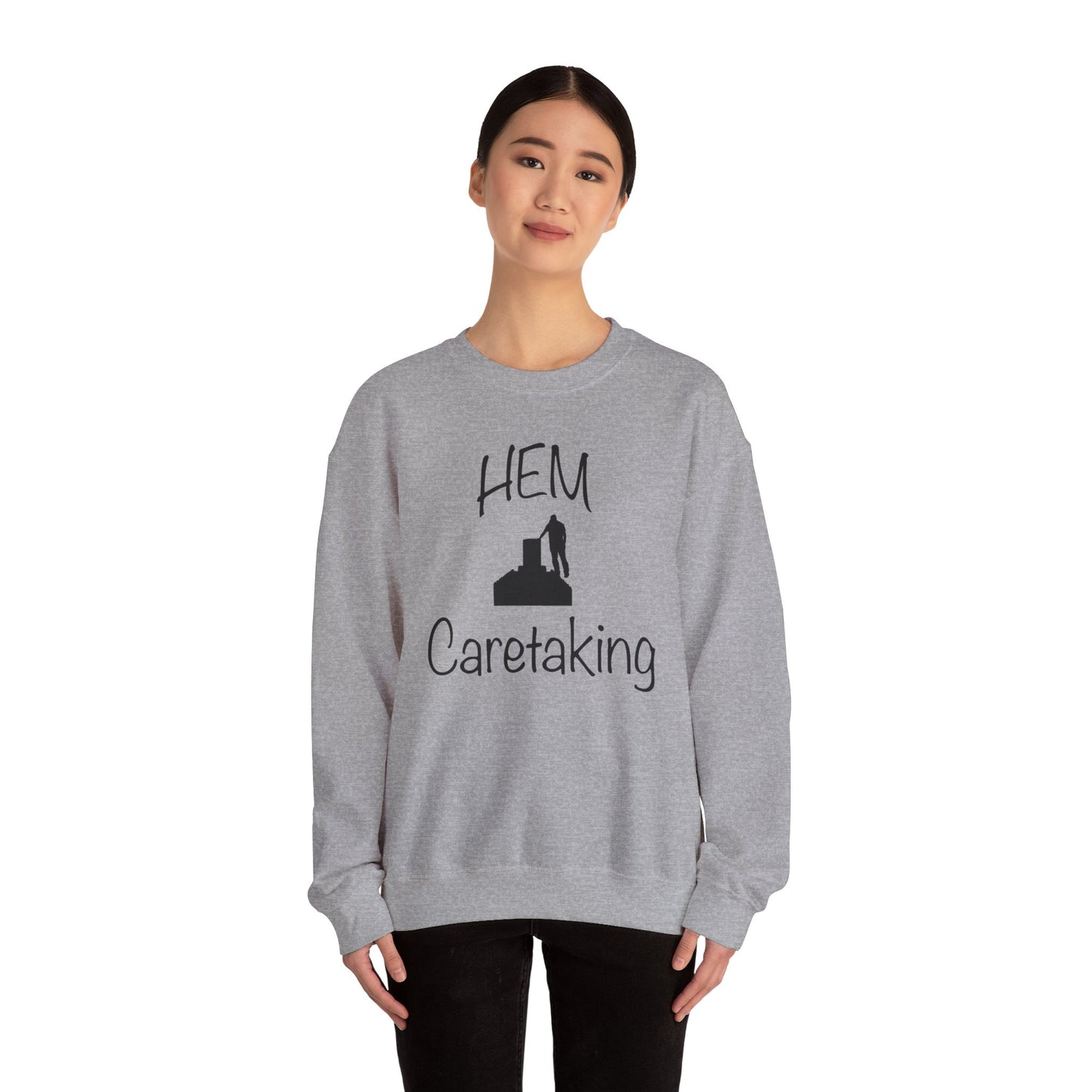 HEM Logo w/ Quote Unisex Heavy Blend™ Crewneck Sweatshirt