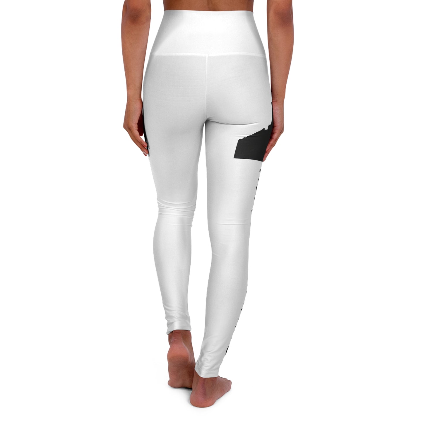 HEM Logo High Waisted Yoga Leggings (AOP)