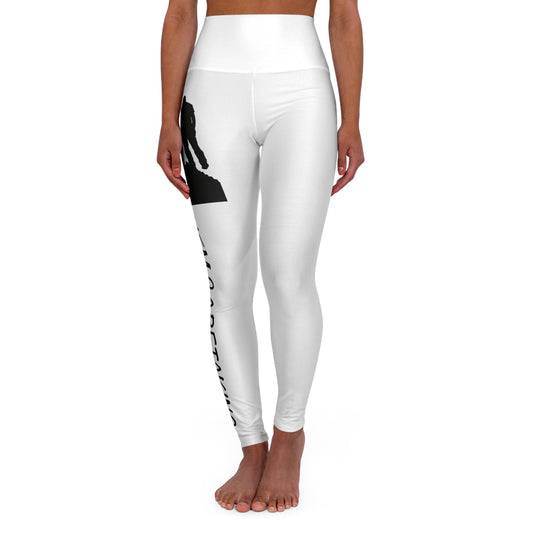 HEM Logo High Waisted Yoga Leggings (AOP)