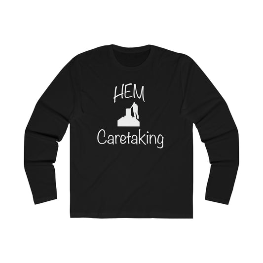 HEM Logo w/ Quote Men's Long Sleeve Crew Tee