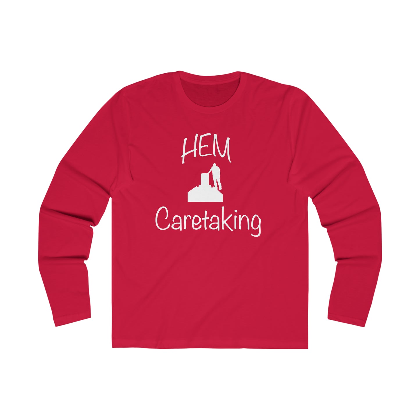 HEM Logo w/ Quote Men's Long Sleeve Crew Tee