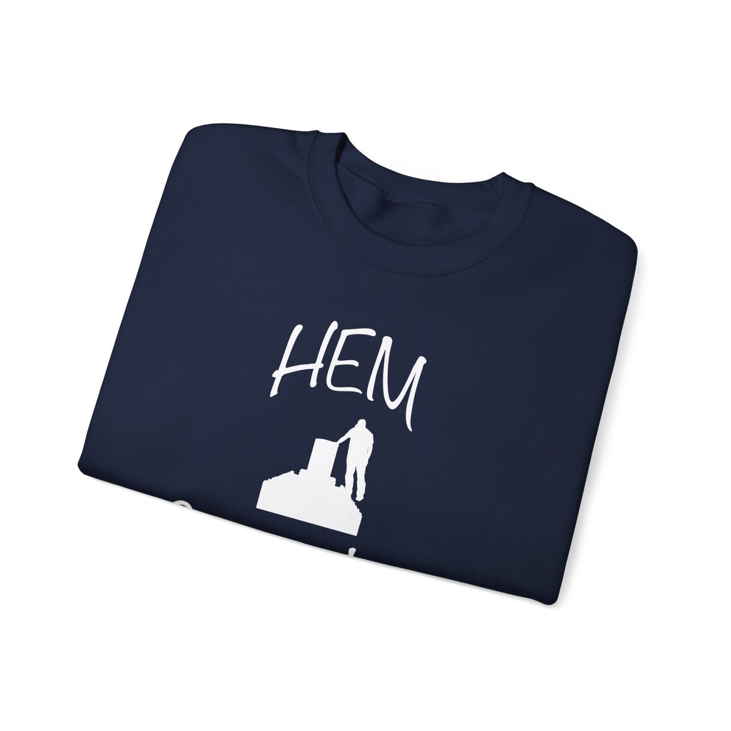 HEM Logo w/ Quote Unisex Heavy Blend™ Crewneck Sweatshirt