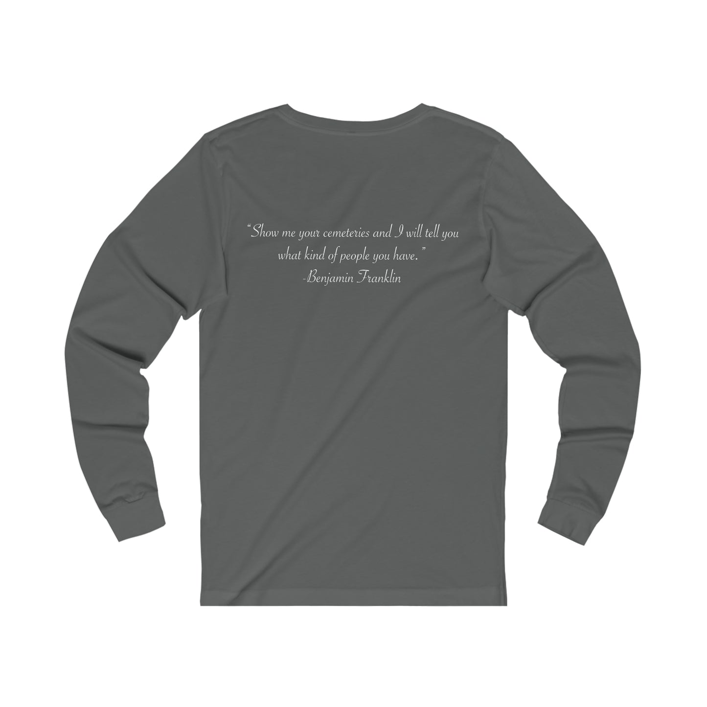 HEM Logo w/ Quote Unisex Jersey Long Sleeve Tee