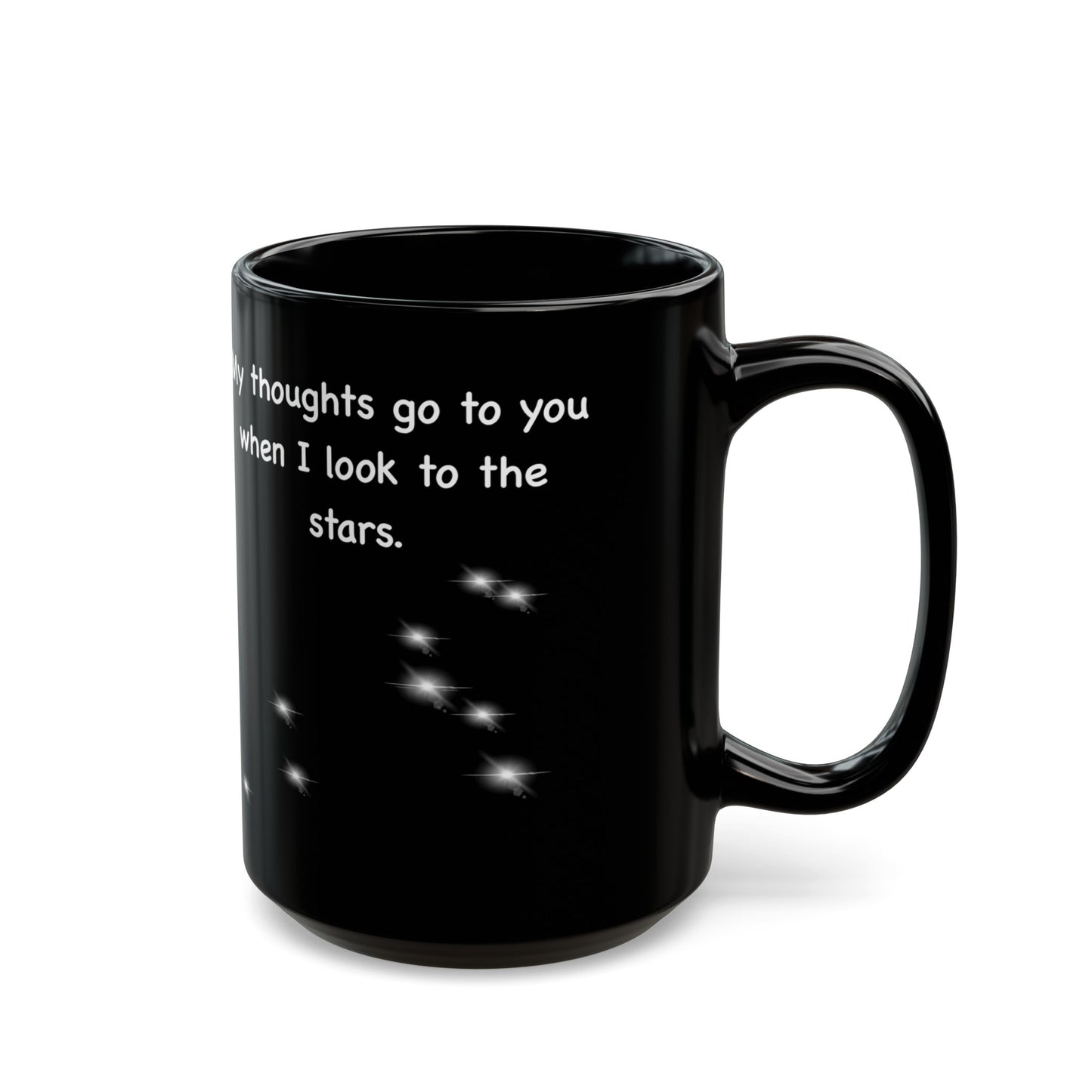 Leo Major The Big Cat Black Mug (11oz, 15oz)