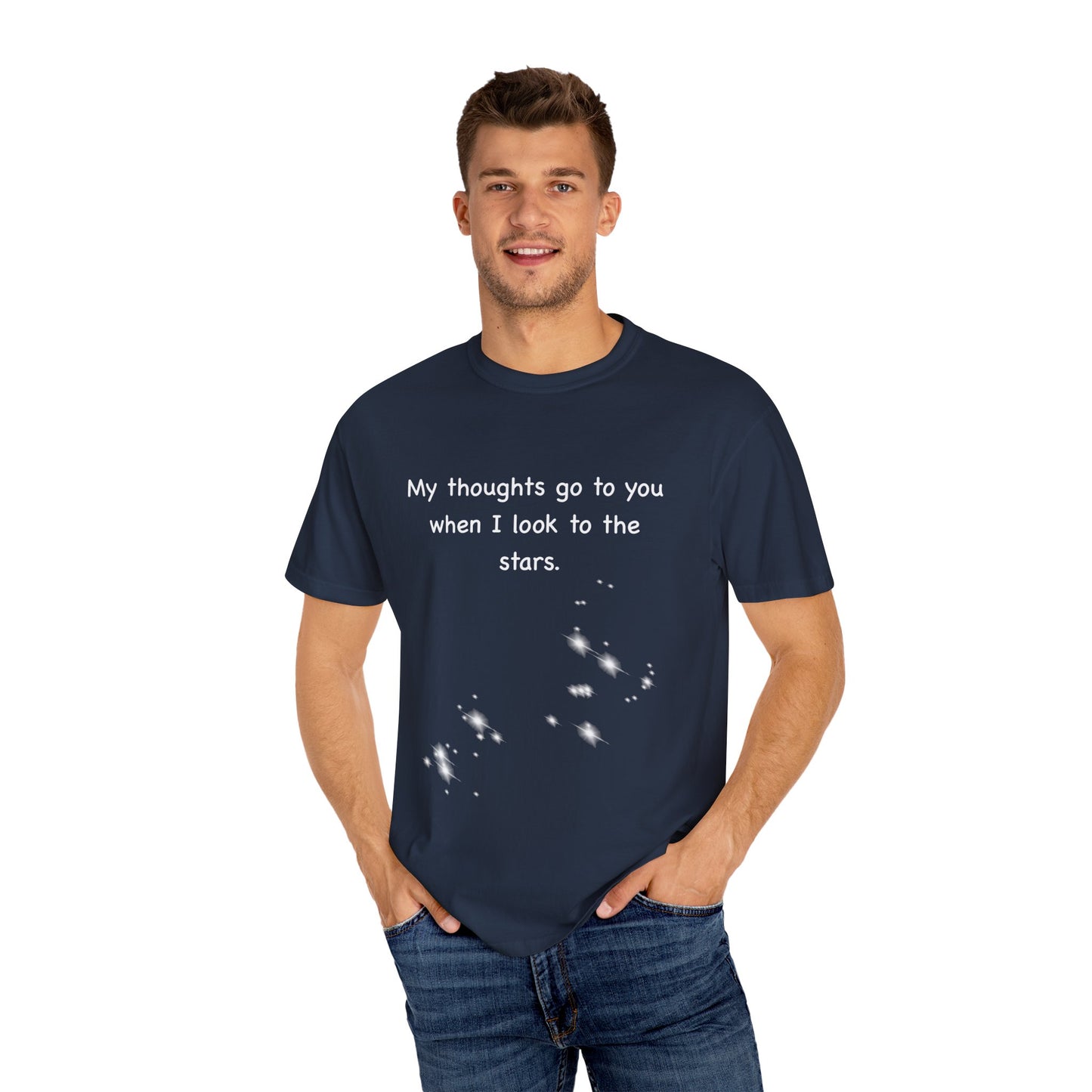 Orion and Canis Major Unisex Garment-Dyed T-shirt