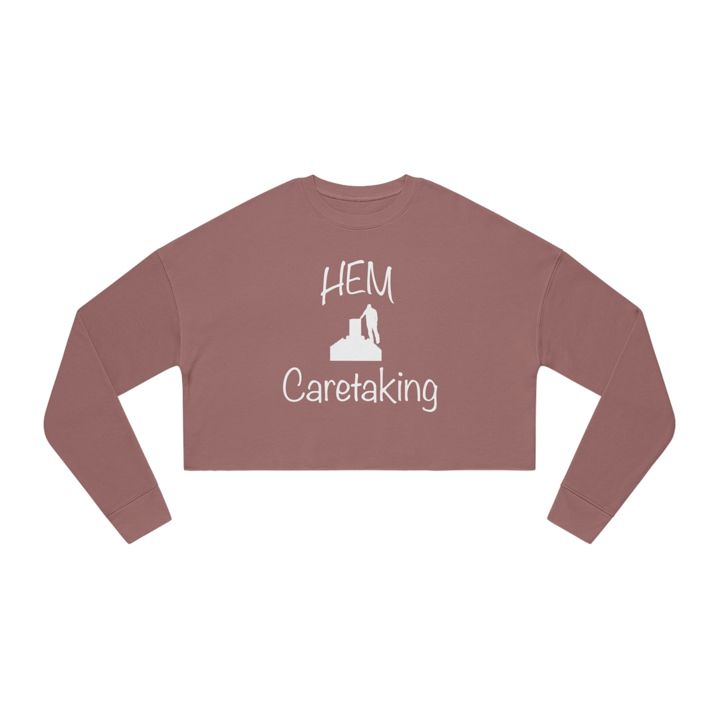 HEM Logo w/ Quote Women's Cropped Sweatshirt