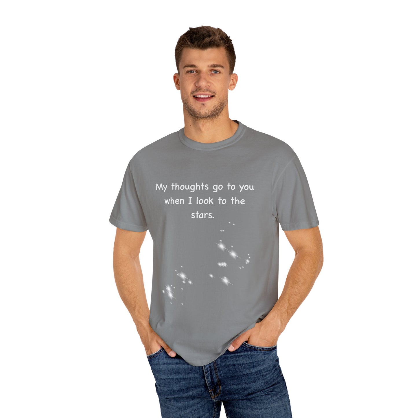 Orion and Canis Major Unisex Garment-Dyed T-shirt