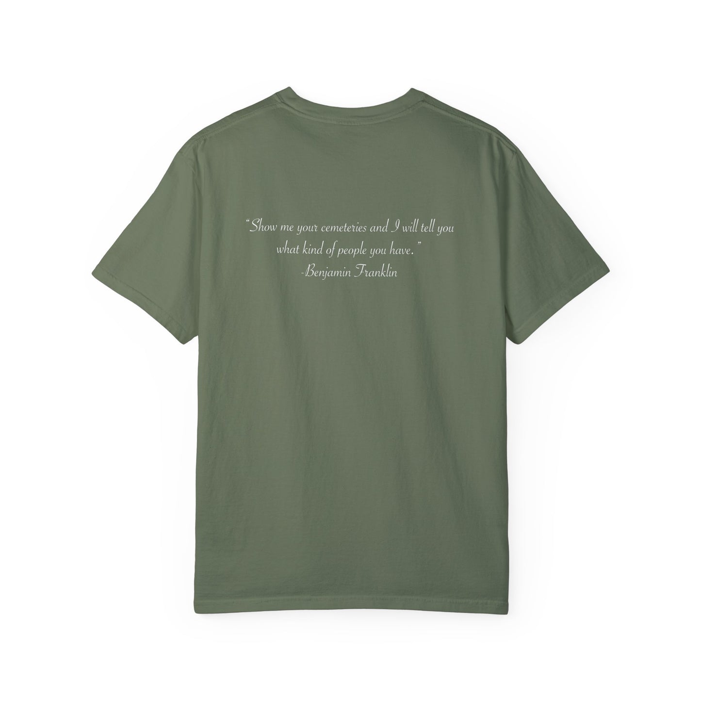 HEM Logo w/ Quote Unisex Garment-Dyed T-shirt