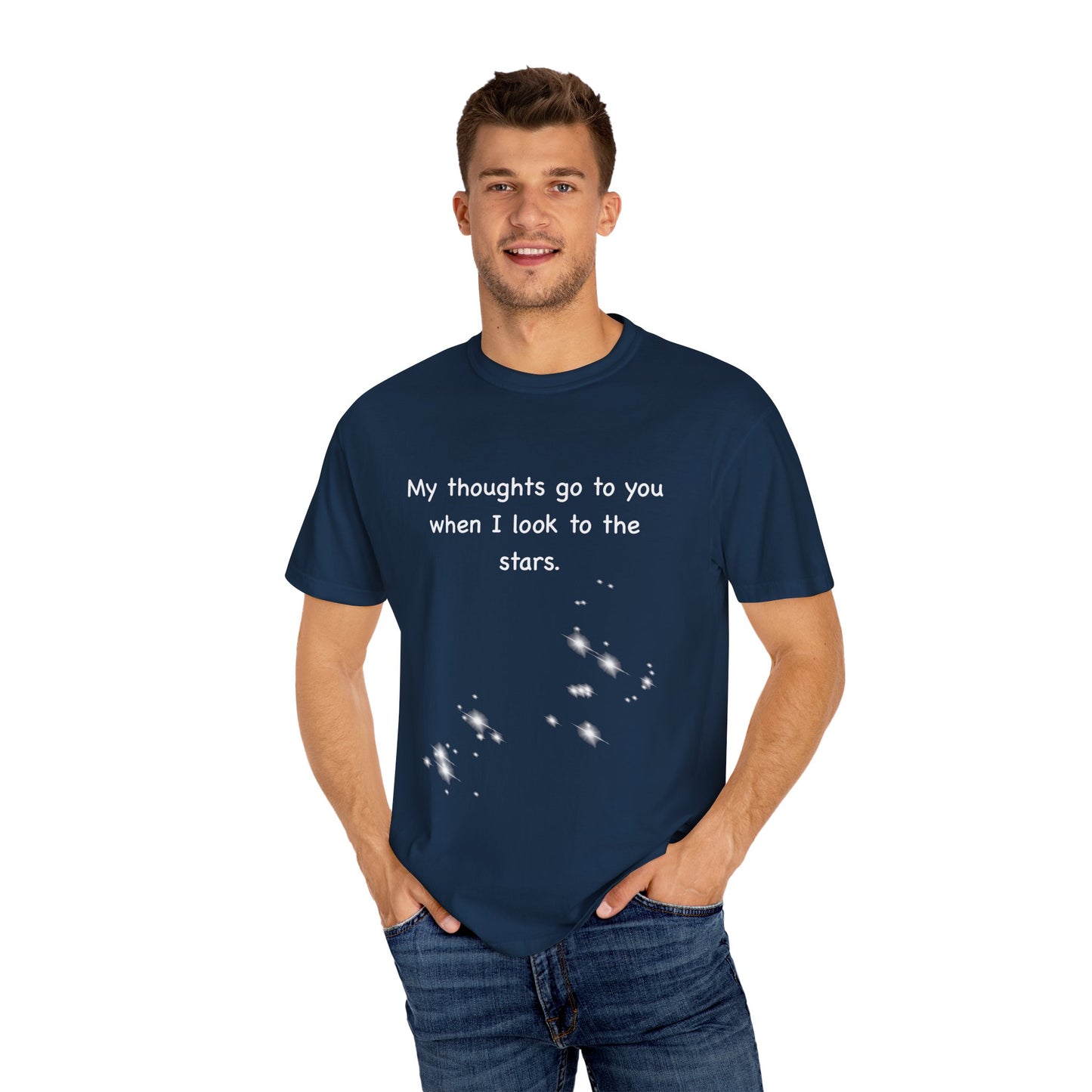 Orion and Canis Major Unisex Garment-Dyed T-shirt