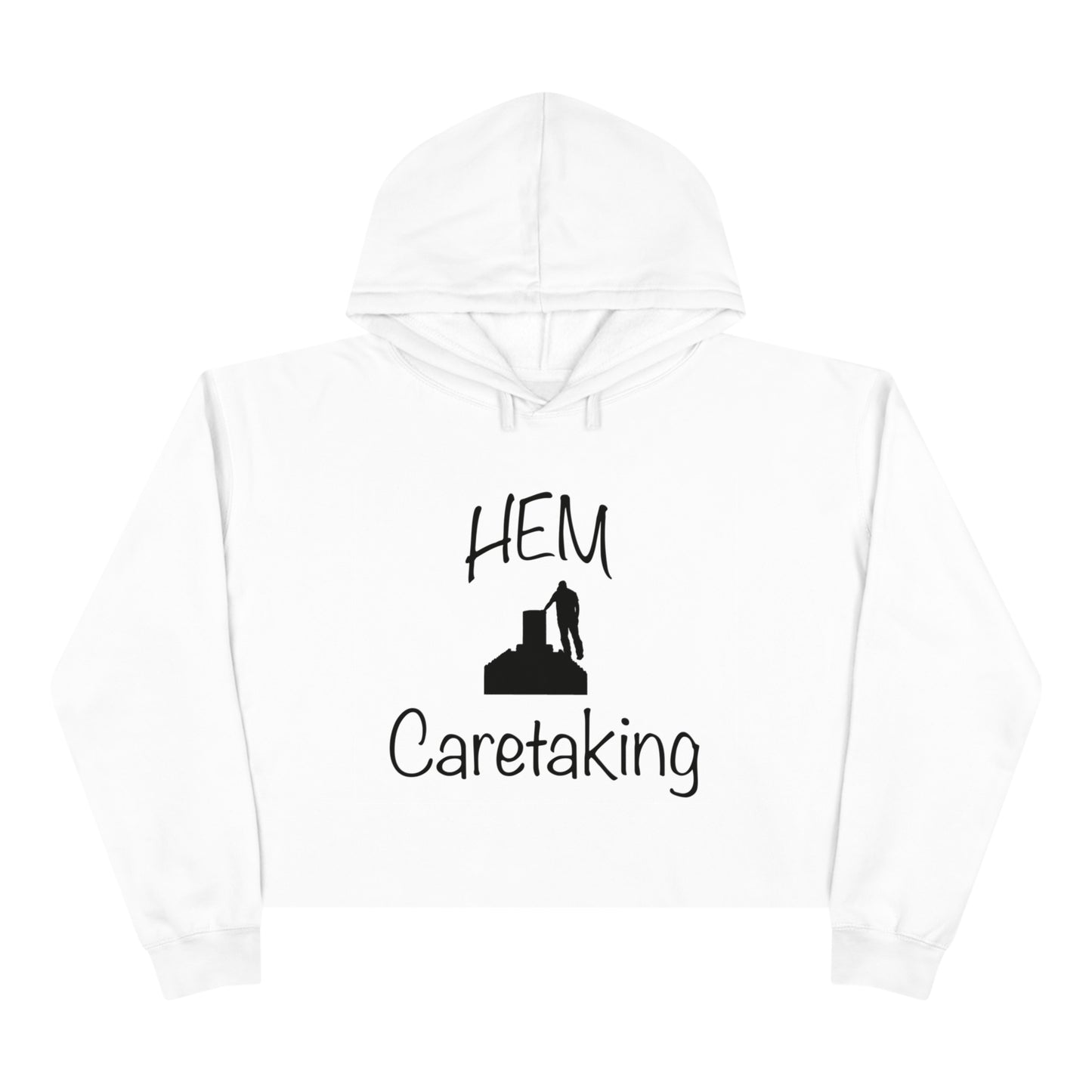 HEM Logo w/ Quote Crop Hoodie