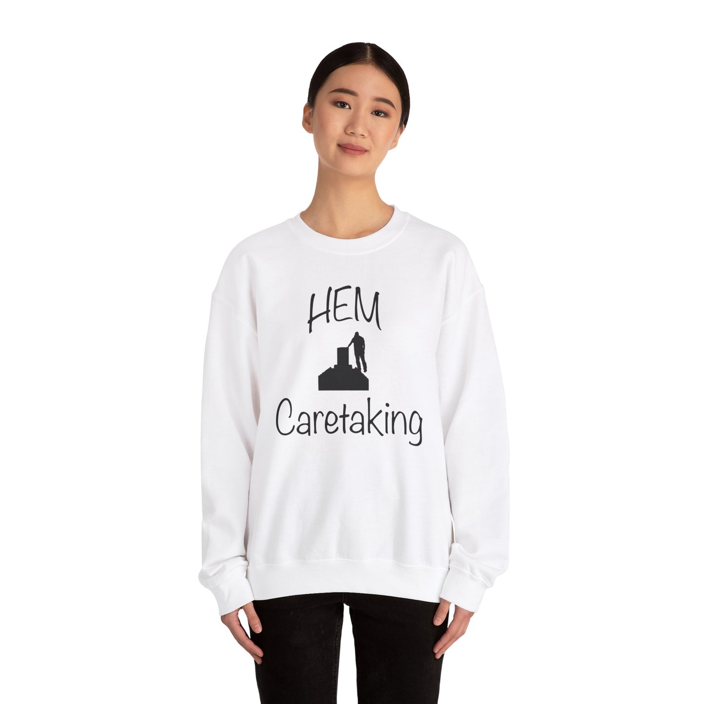 HEM Logo w/ Quote Unisex Heavy Blend™ Crewneck Sweatshirt