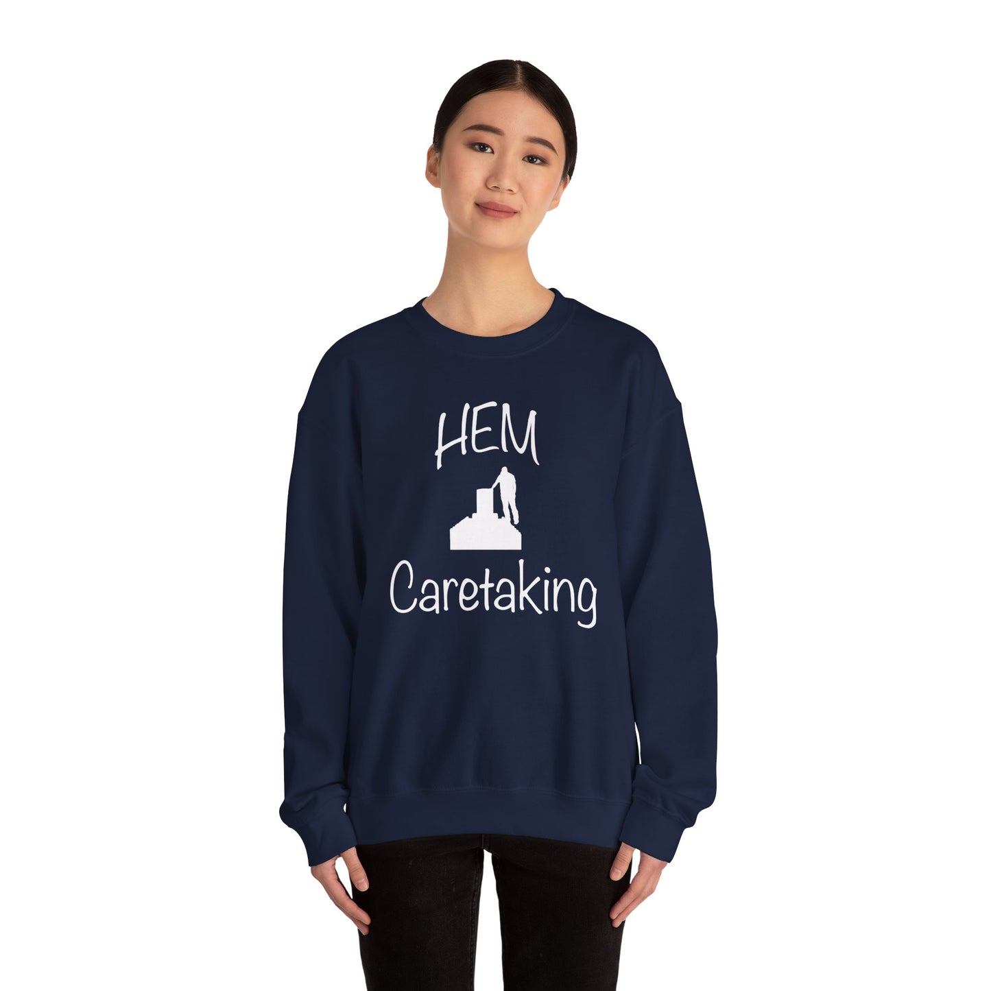 HEM Logo w/ Quote Unisex Heavy Blend™ Crewneck Sweatshirt