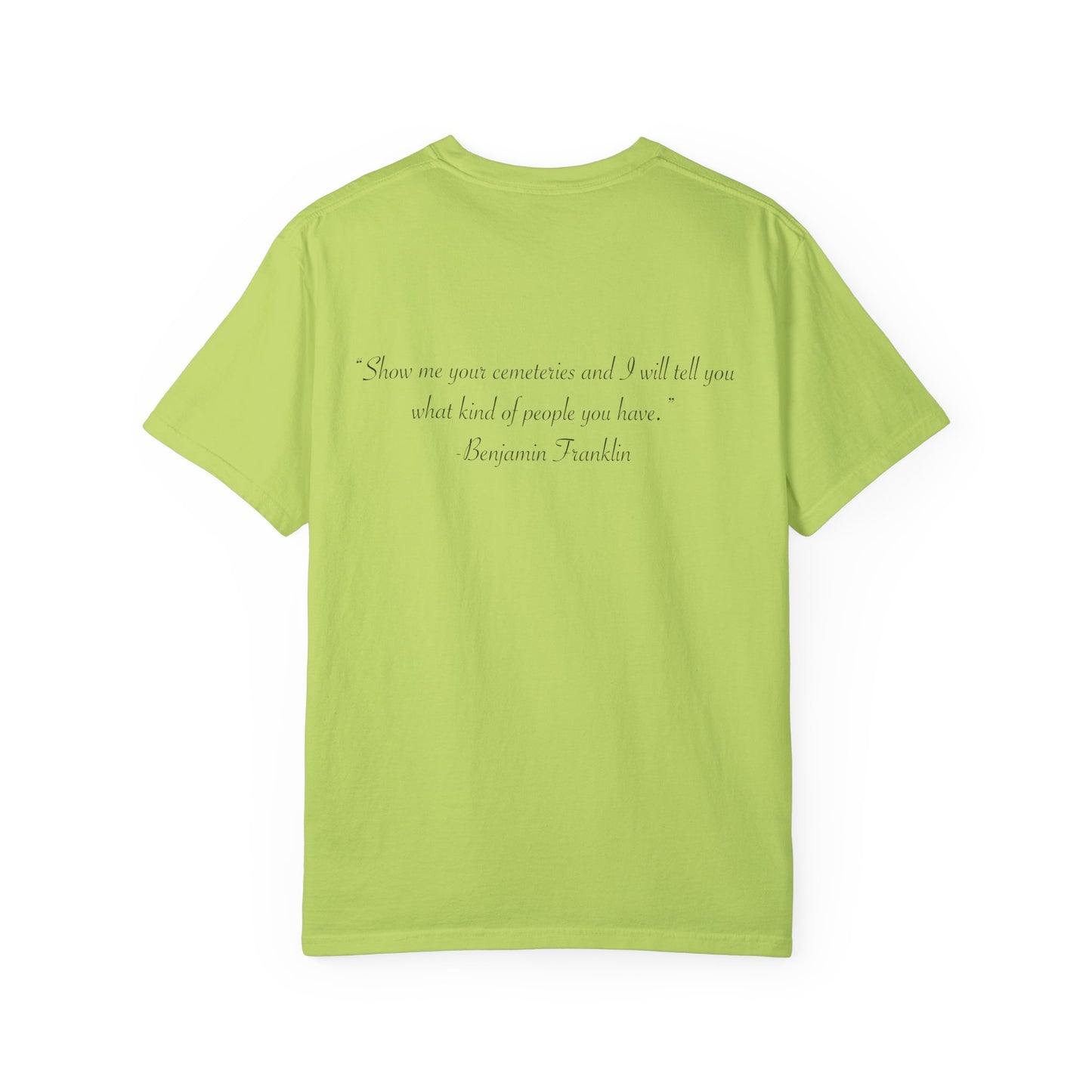 HEM Logo w/ Quote Unisex Garment-Dyed T-shirt