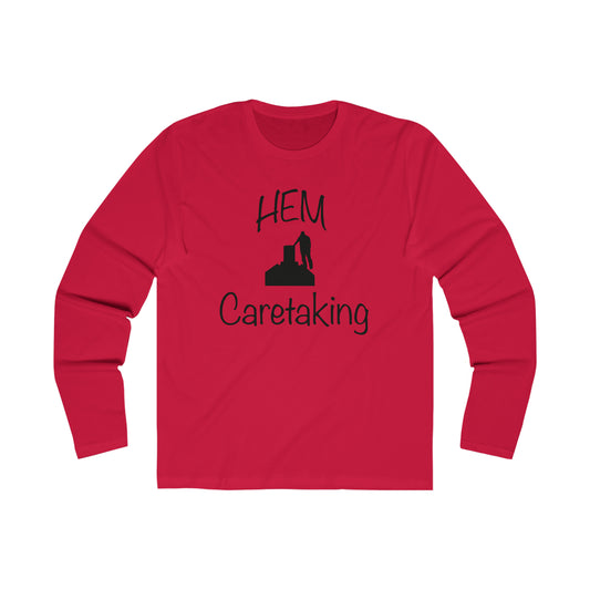 HEM Logo w/ Quote Men's Long Sleeve Crew Tee