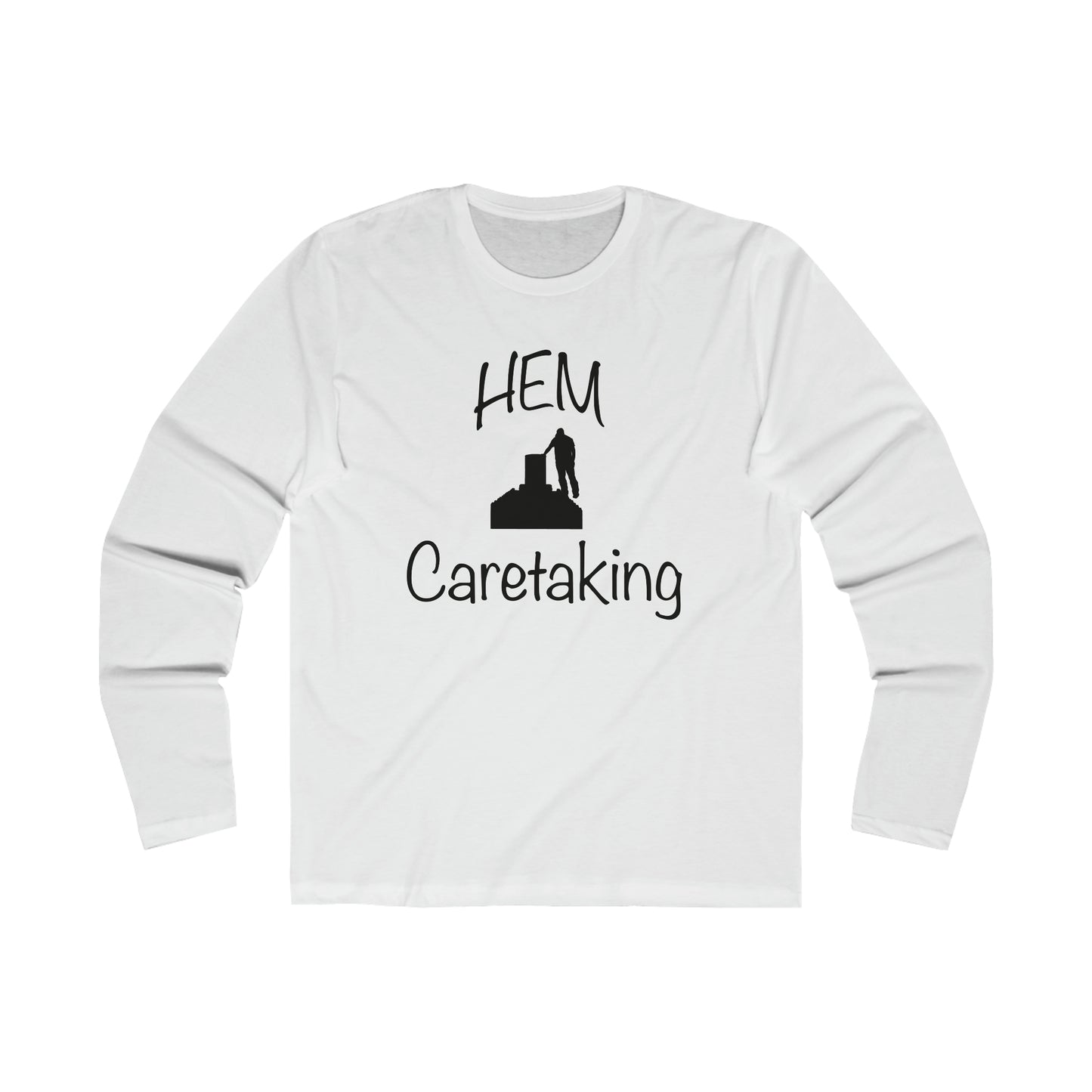 HEM Logo w/ Quote Men's Long Sleeve Crew Tee