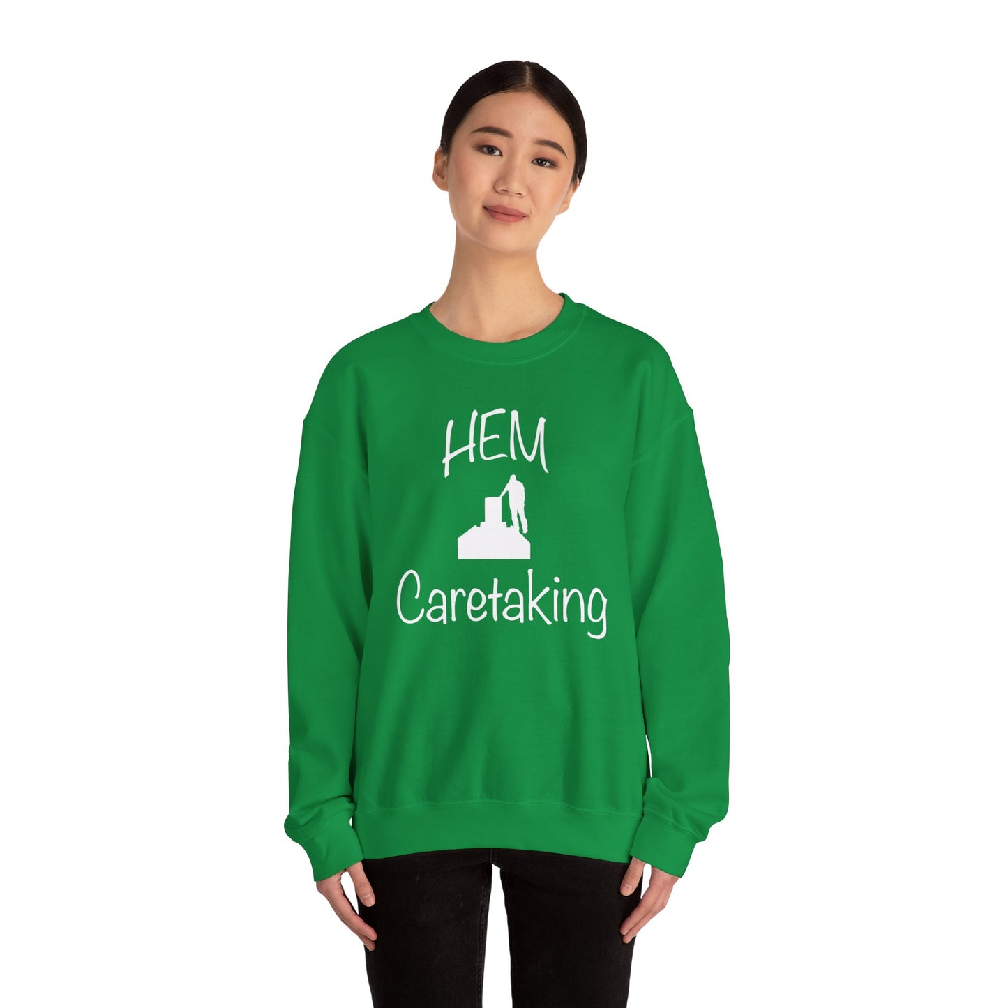 HEM Logo w/ Quote Unisex Heavy Blend™ Crewneck Sweatshirt