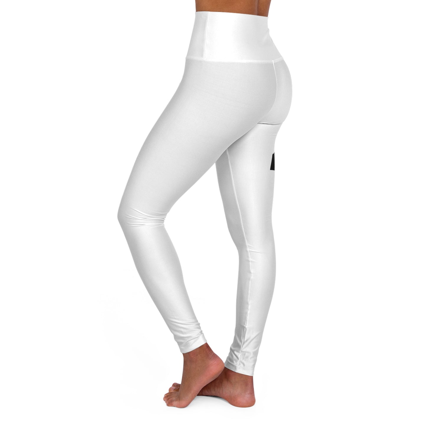 HEM Logo High Waisted Yoga Leggings (AOP)