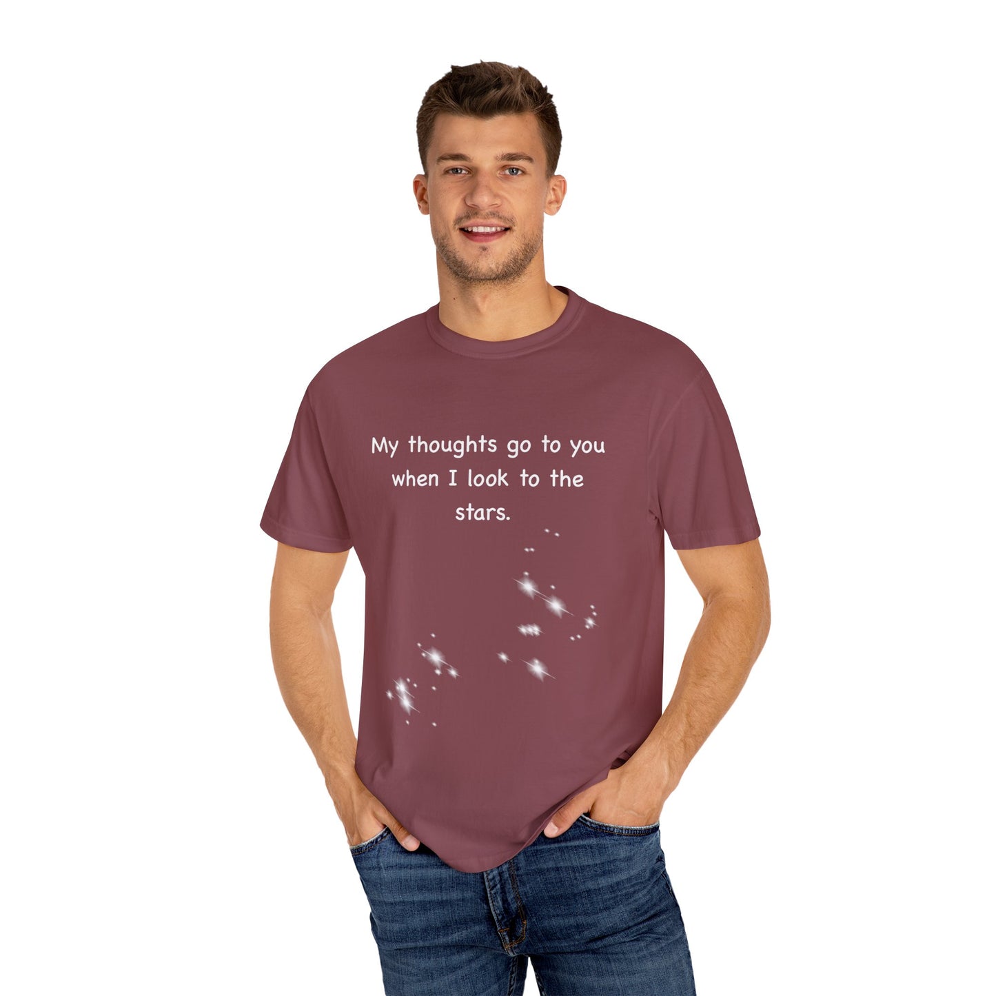 Orion and Canis Major Unisex Garment-Dyed T-shirt