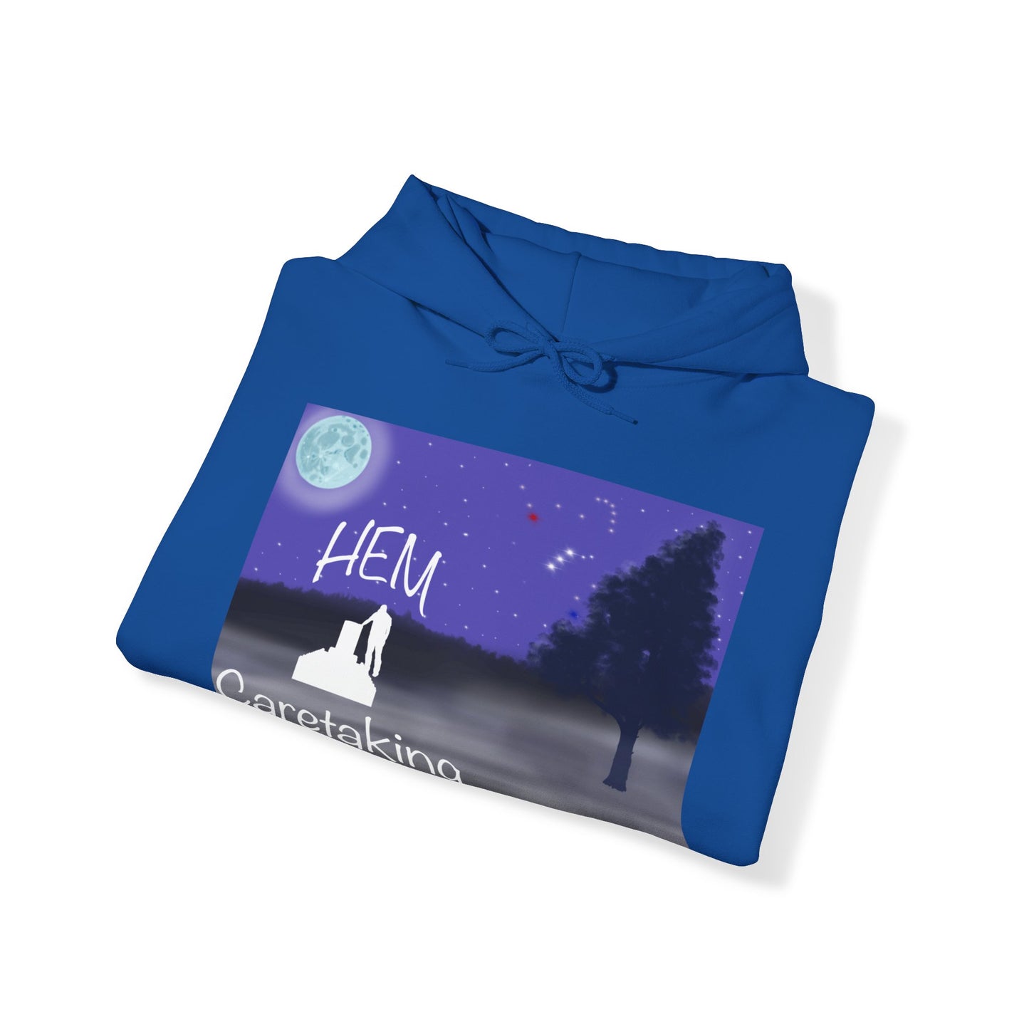 HEM Logo Full Moon Unisex Heavy Blend™ Hooded Sweatshirt