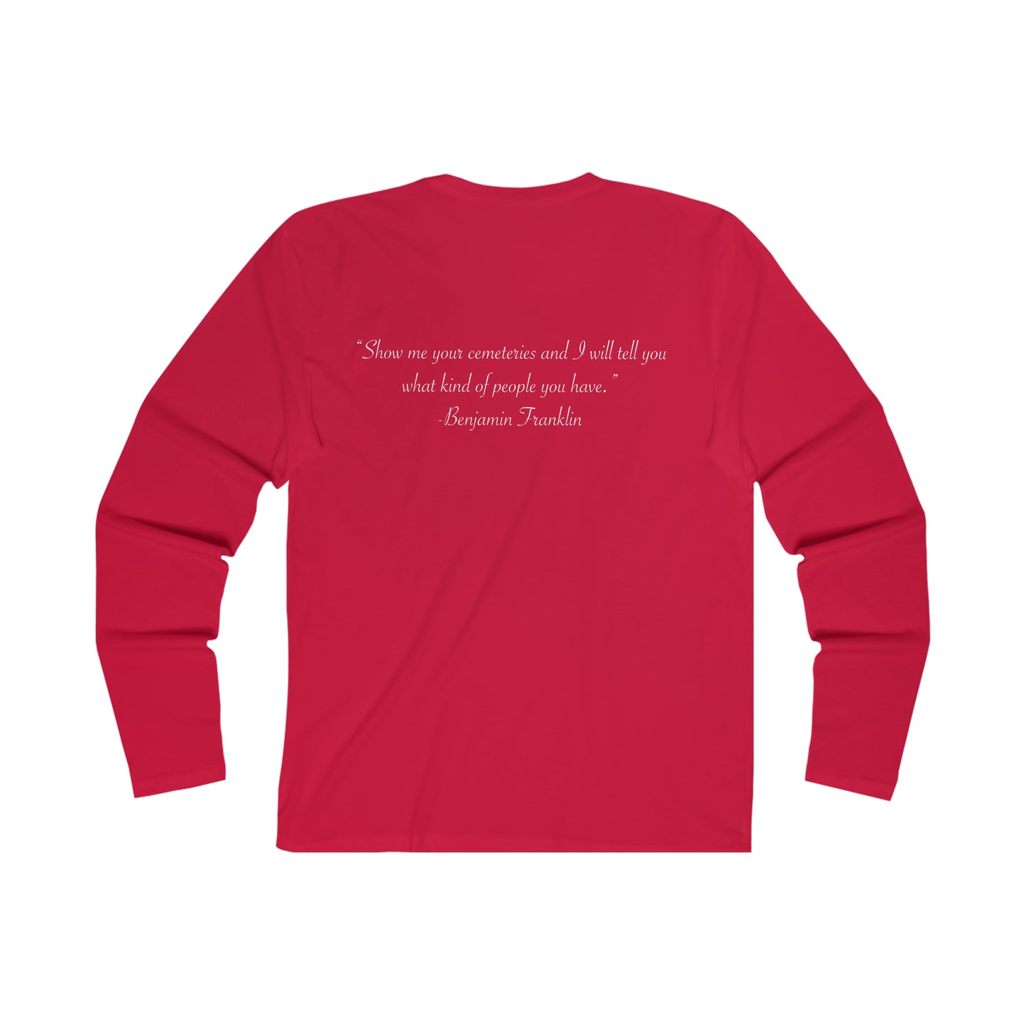 HEM Logo w/ Quote Men's Long Sleeve Crew Tee