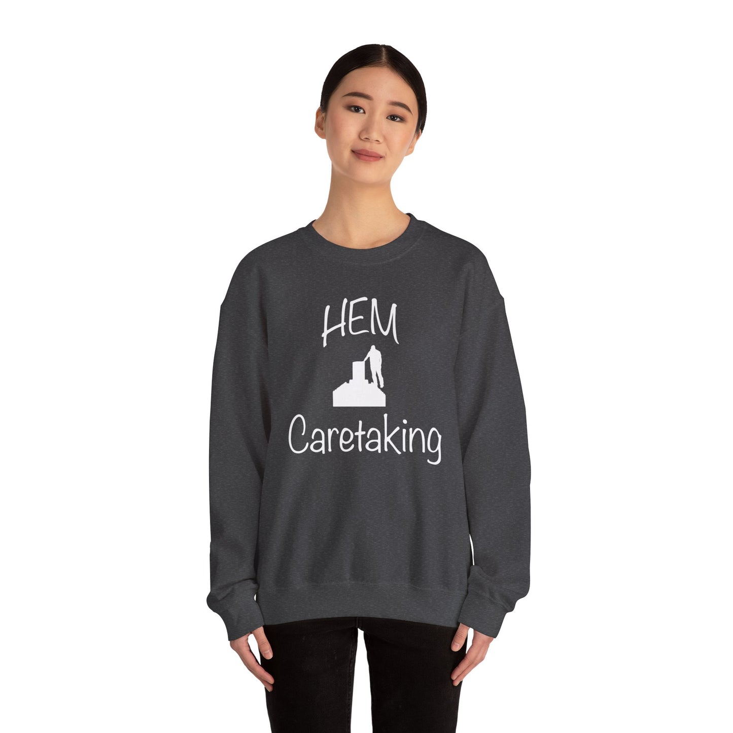 HEM Logo w/ Quote Unisex Heavy Blend™ Crewneck Sweatshirt