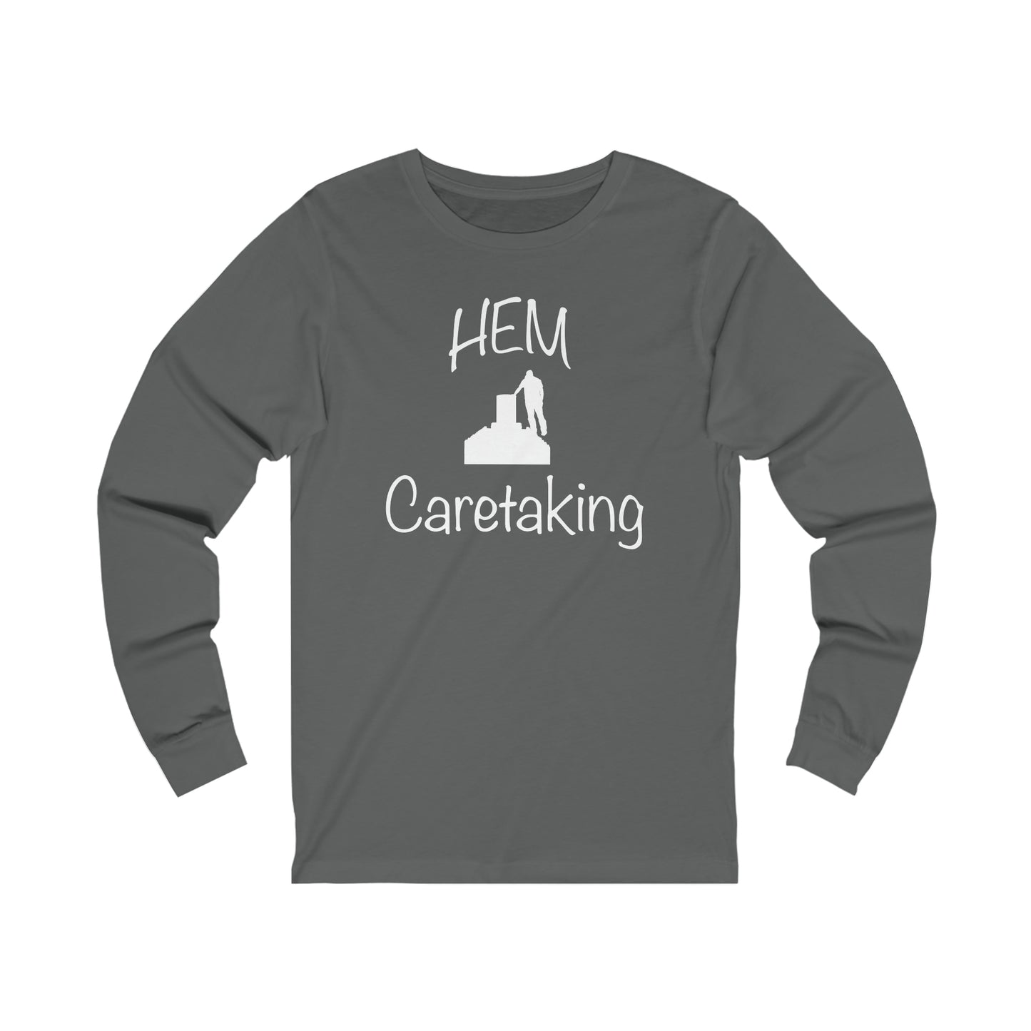 HEM Logo w/ Quote Unisex Jersey Long Sleeve Tee