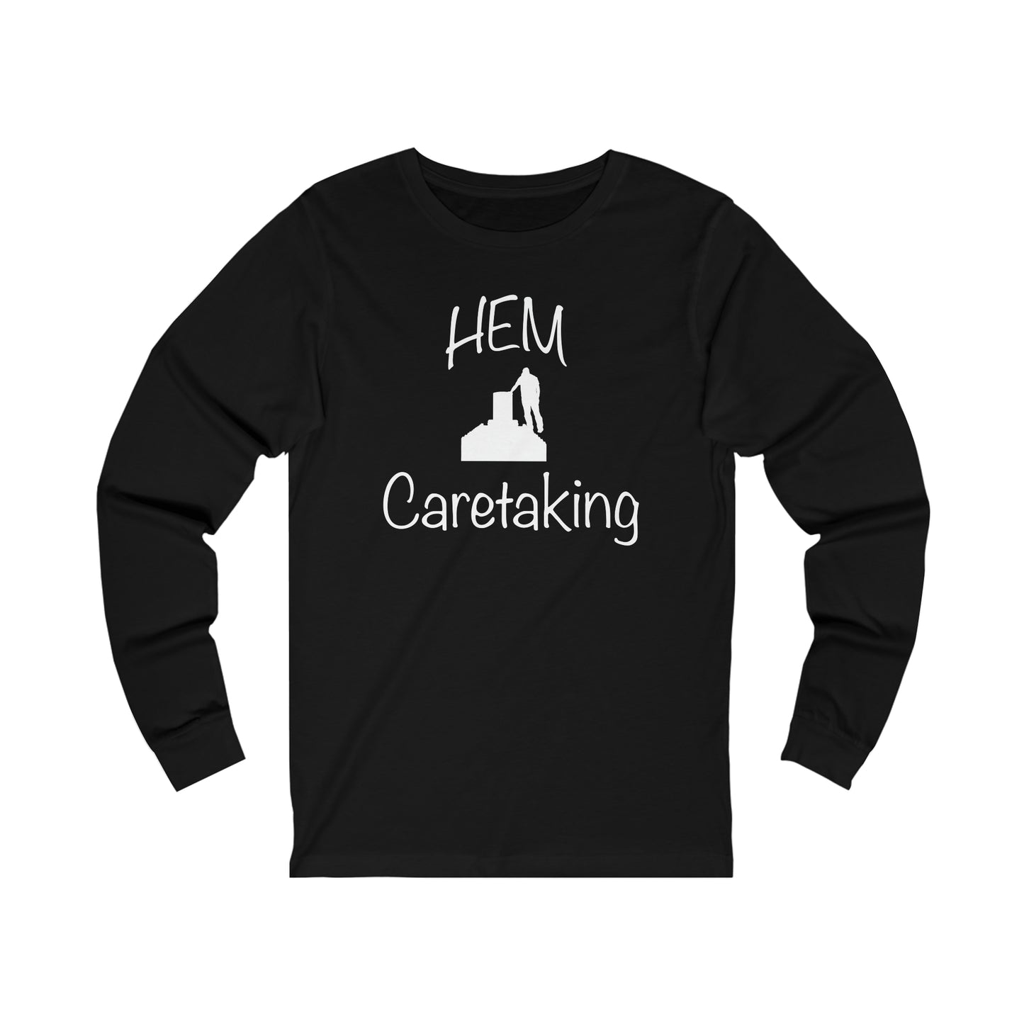 HEM Logo w/ Quote Unisex Jersey Long Sleeve Tee