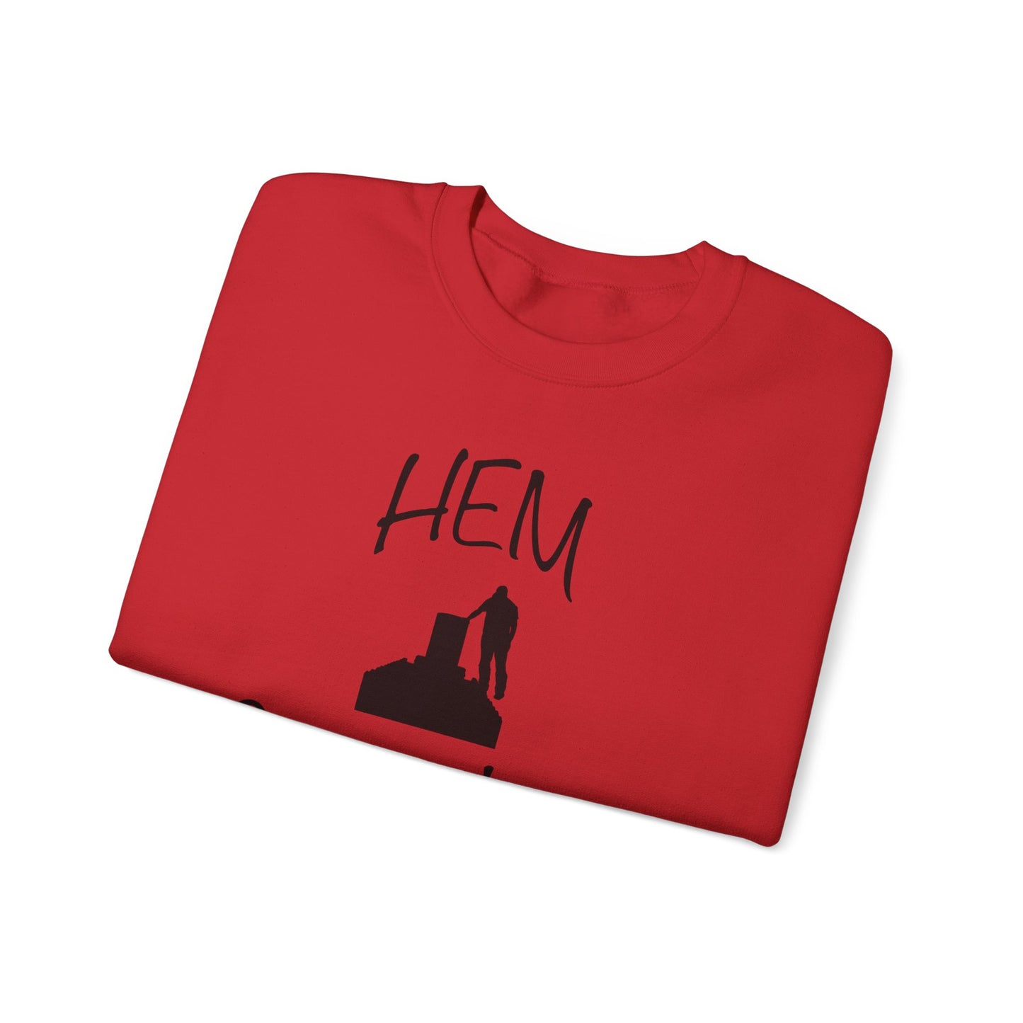 HEM Logo w/ Quote Unisex Heavy Blend™ Crewneck Sweatshirt