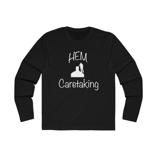 HEM Logo w/ Quote Men's Long Sleeve Crew Tee